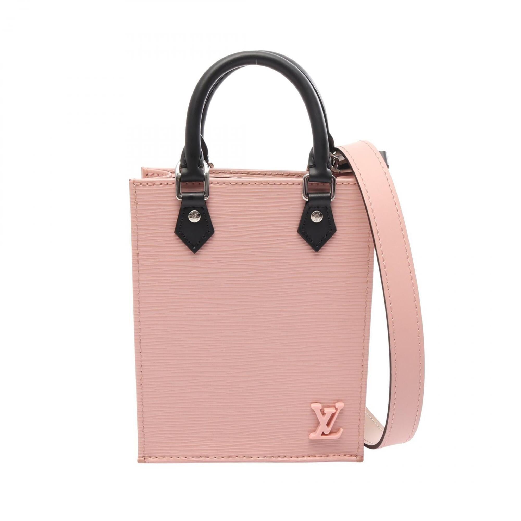 Louis Vuitton Black Pink Rose Ballerine Epi Leather Handbag (Pre-Owned)