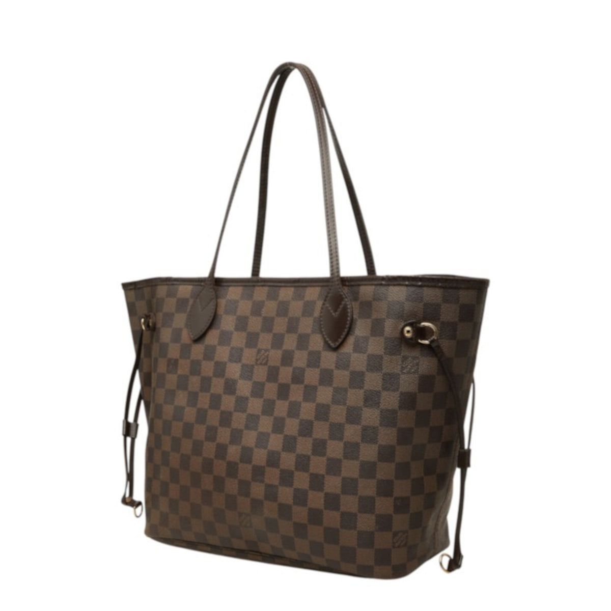 Louis Vuitton Damier Brown Damier Canvas Pvc Leather Shoulder Bag Tote Bag (Pre-Owned)