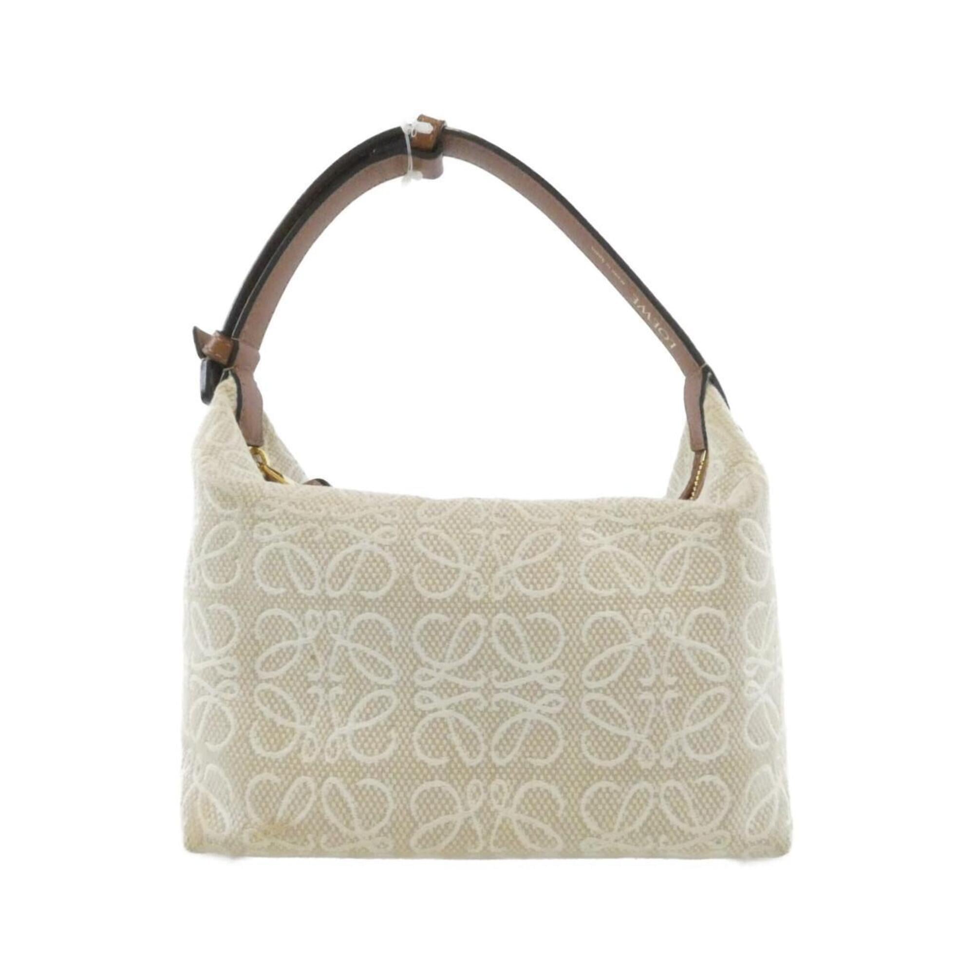 Loewe Beige Canvas Handbag (Pre-Owned)