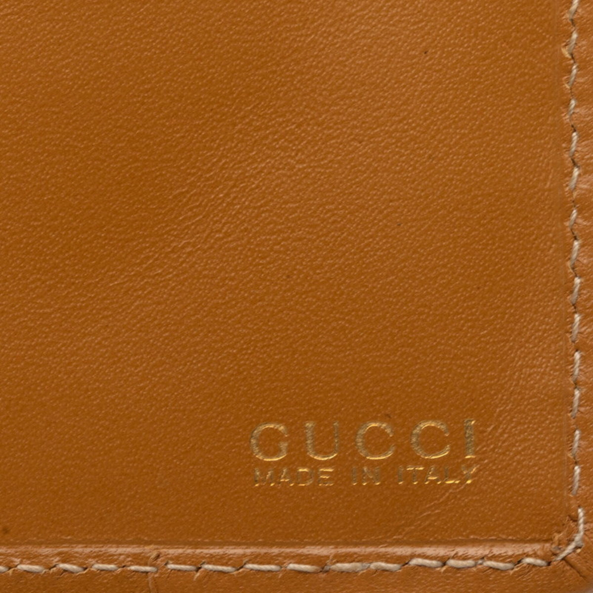 Gucci Beige Brown Gg Canvas Leather Wallet (Bi-Fold) (Pre-Owned)