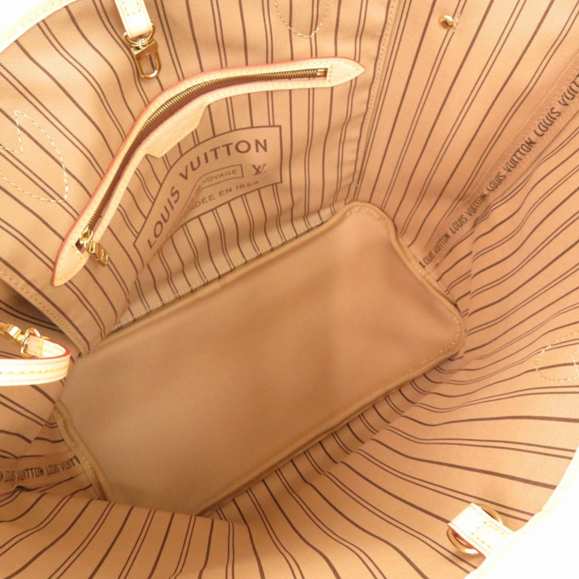 Louis Vuitton Beige Rose Monogram Rose Monogram Canvas Tote Bag (Pre-Owned)