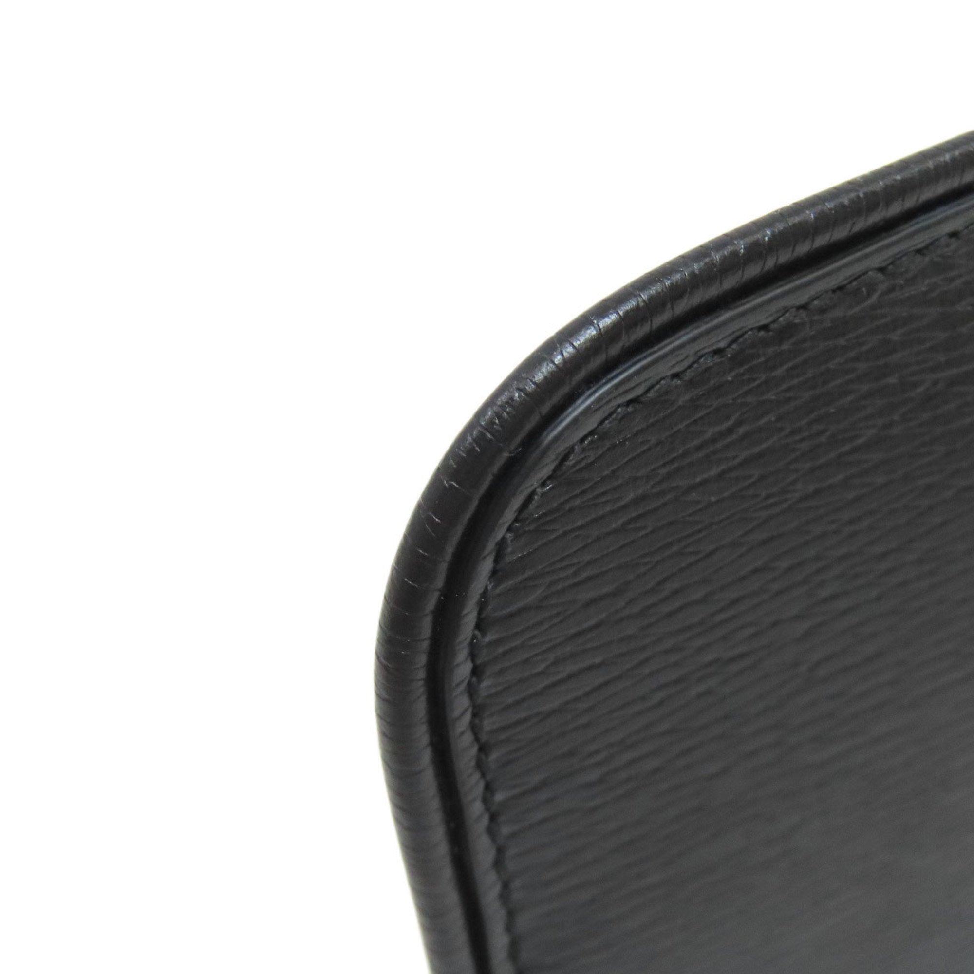 Gucci Black Leather Coin Purse/Coin Case (Pre-Owned)