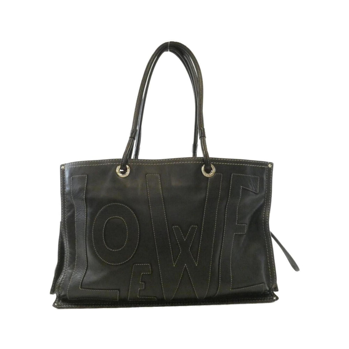 Loewe Black Leather Handbag (Pre-Owned)