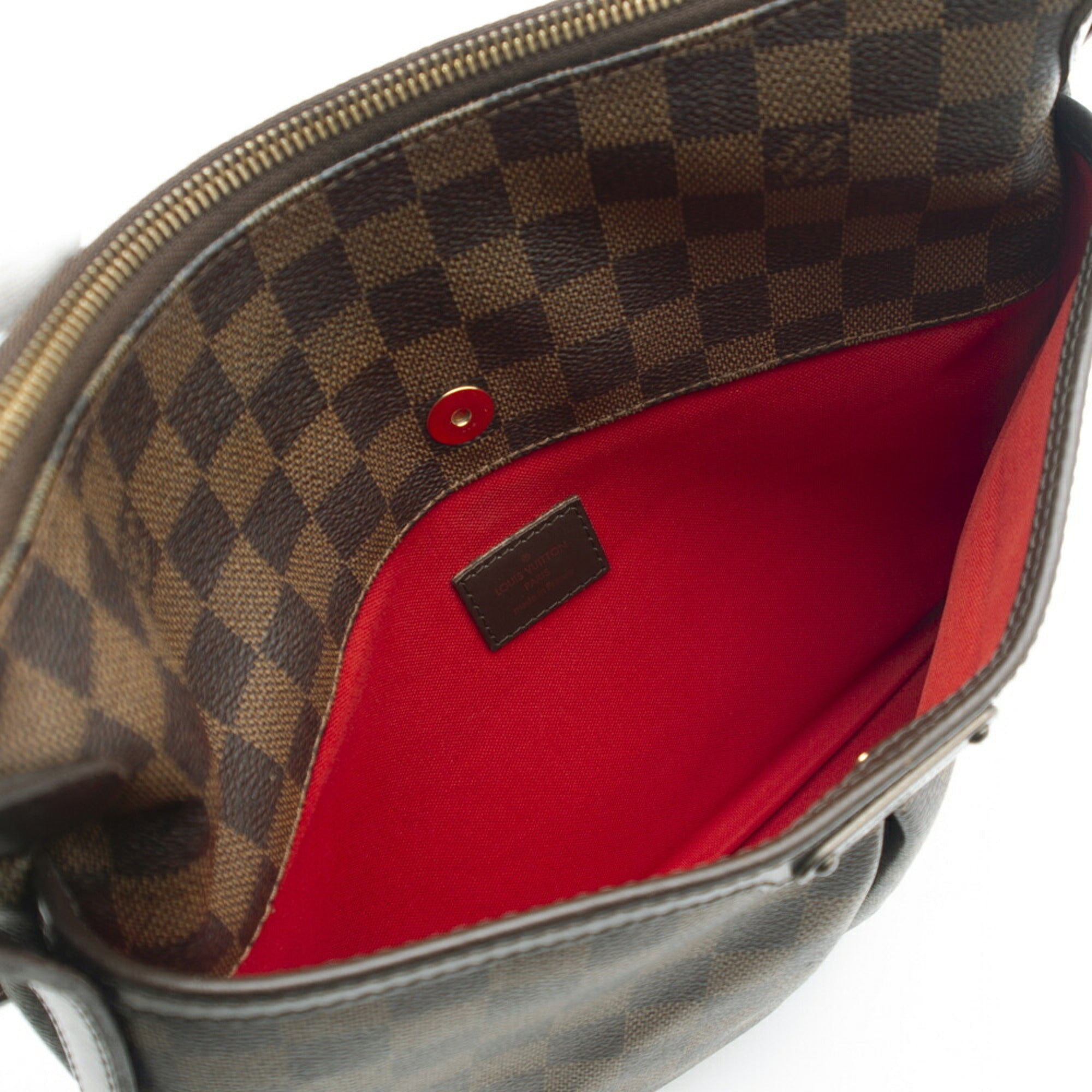 Louis Vuitton Damier Canvas Ebene Damier Canvas Shoulder Bag (Pre-Owned)