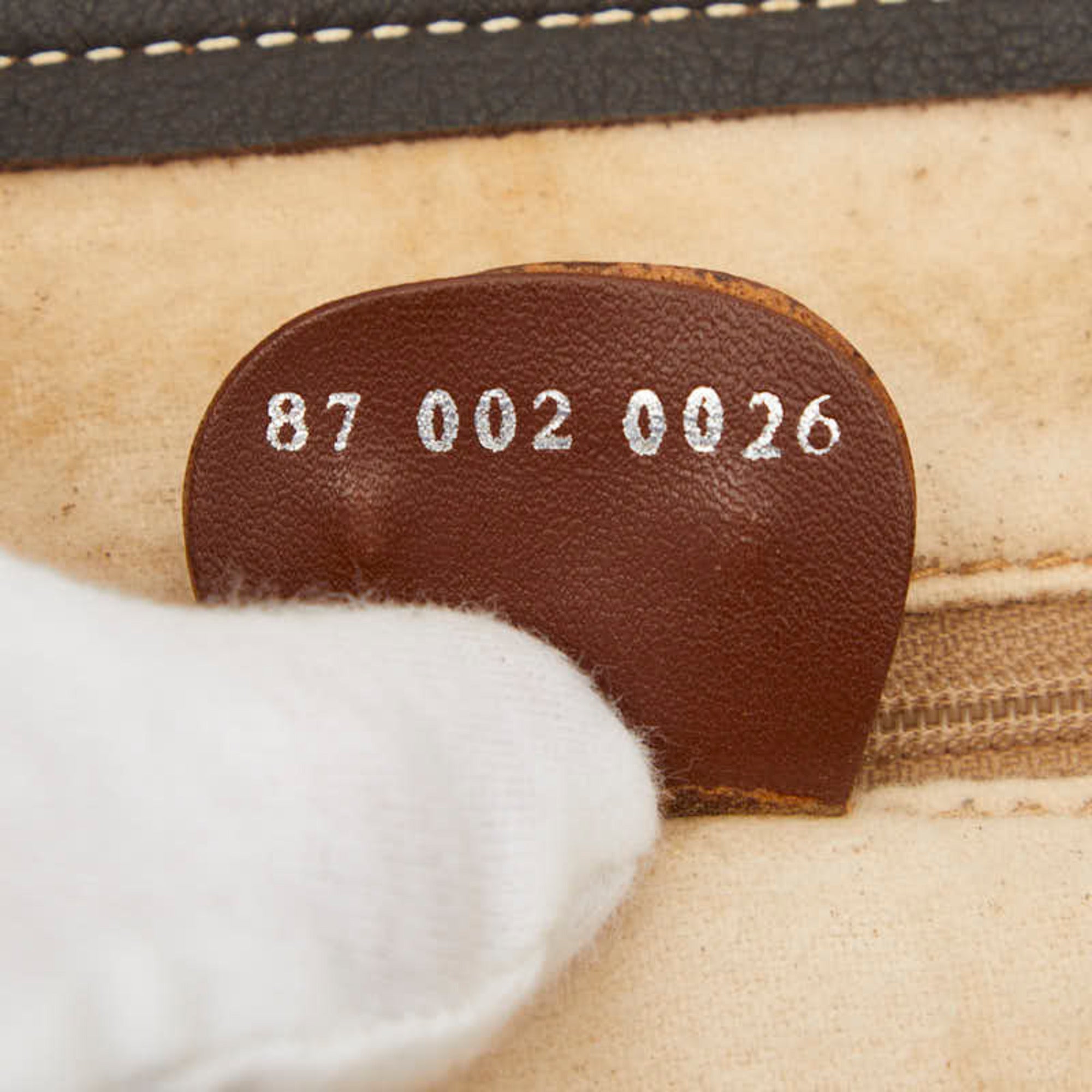 Gucci Brown Leather Shoulder Bag Tote Bag (Pre-Owned)