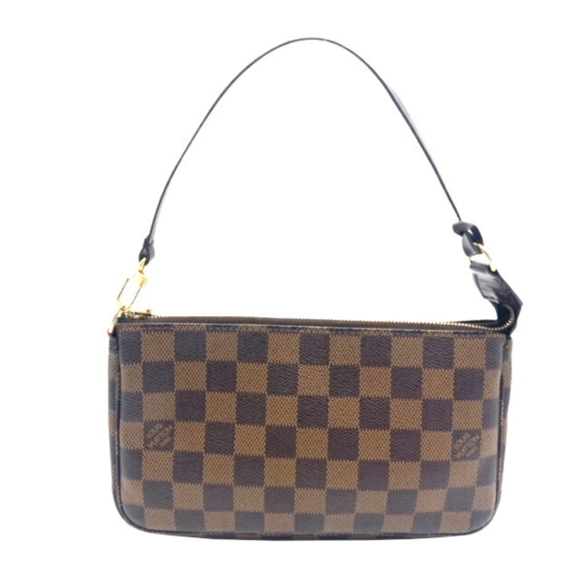 Louis Vuitton Damier Canvas Ebene Damier Canvas Handbag (Pre-Owned)