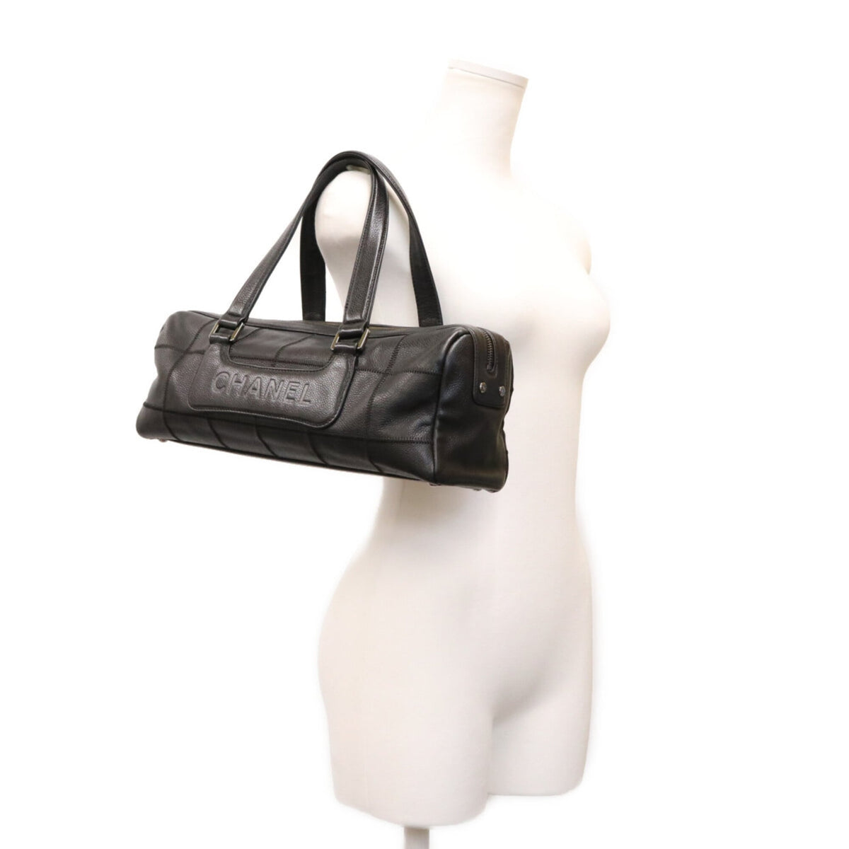 Chanel Black Boston Bag (Pre-Owned)