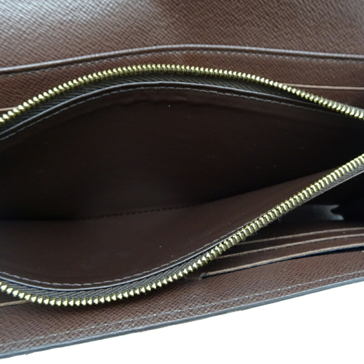 Louis Vuitton Damier Brown Damier Canvas Galle Coin Purse/Coin Case (Pre-Owned)