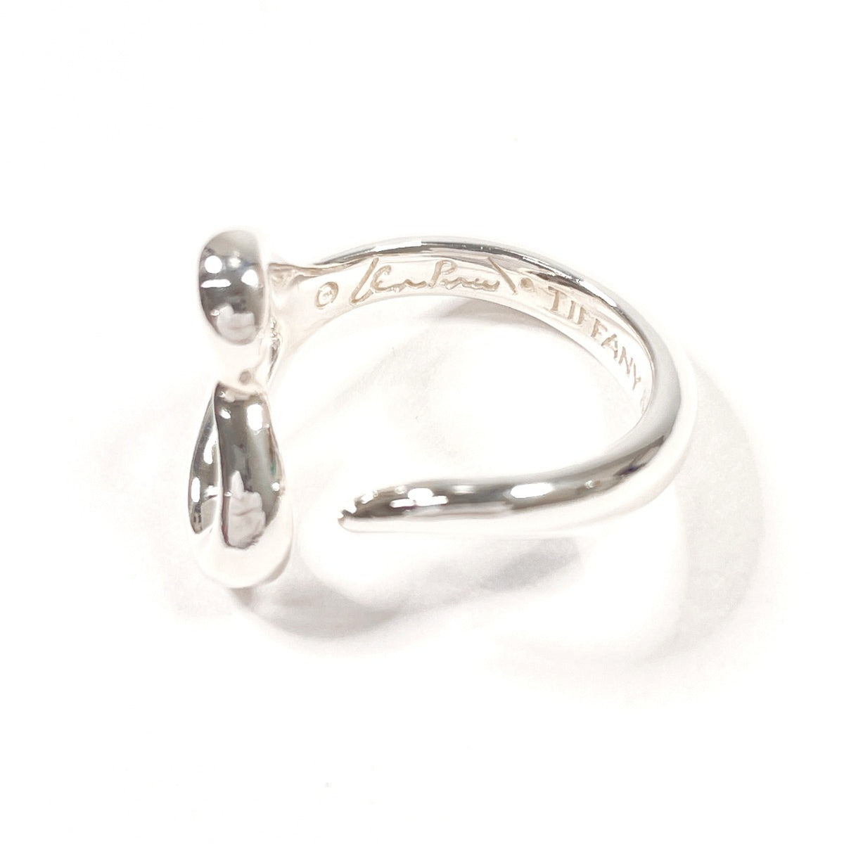 Tiffany Silver Silver 925 Band Ring (Pre-Owned)