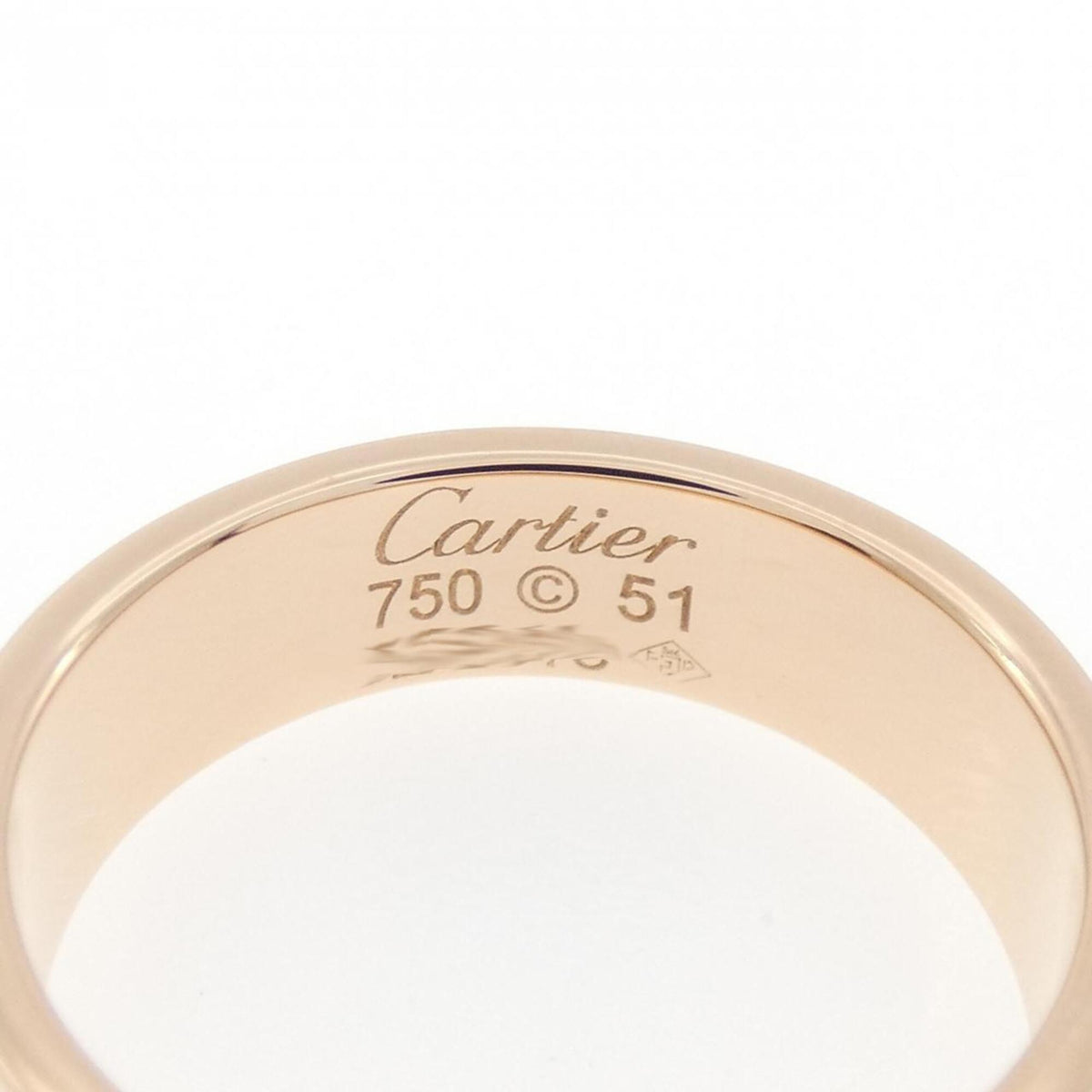 Cartier Pink Gold (18K) Band Ring (Pre-Owned)
