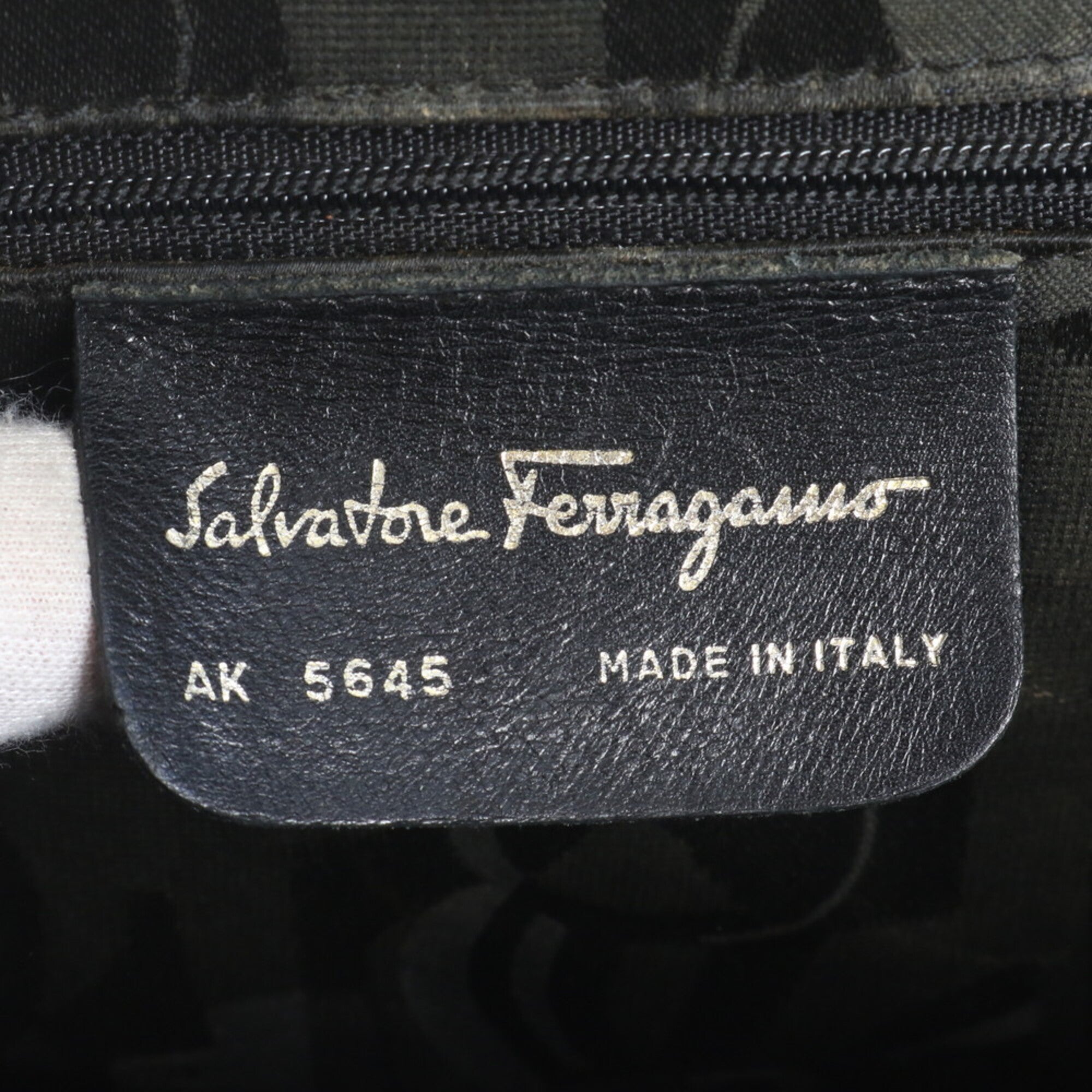 Salvatore Ferragamo Yellow Jacquard Handbag Shoulder Bag Tote Bag (Pre-Owned)