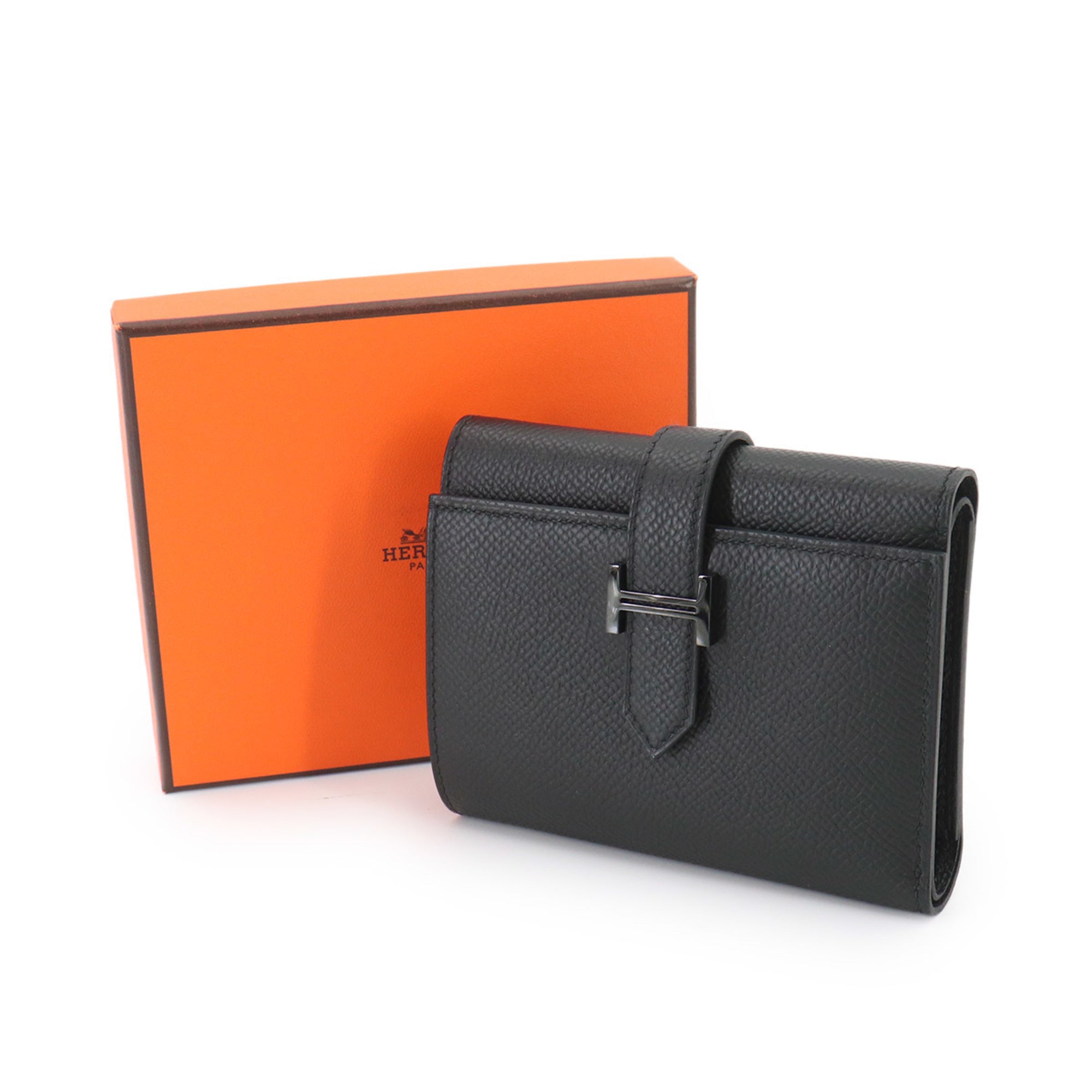 Hermes Black Wallet (Tri-Fold) (Pre-Owned)