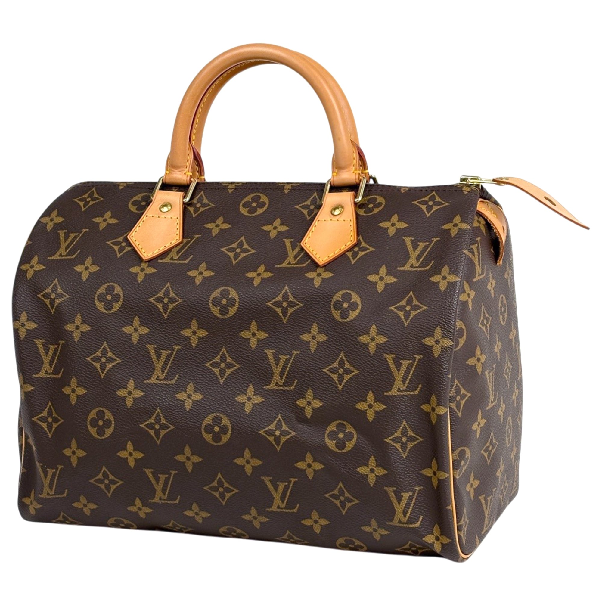 Louis Vuitton Brown Monogram Boston Bag Handbag (Pre-Owned)