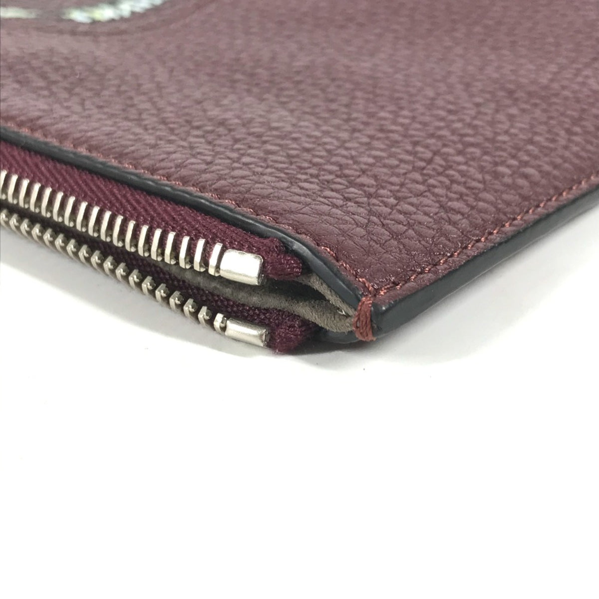 Fendi Brown Leather Clutch Bag (Pre-Owned)