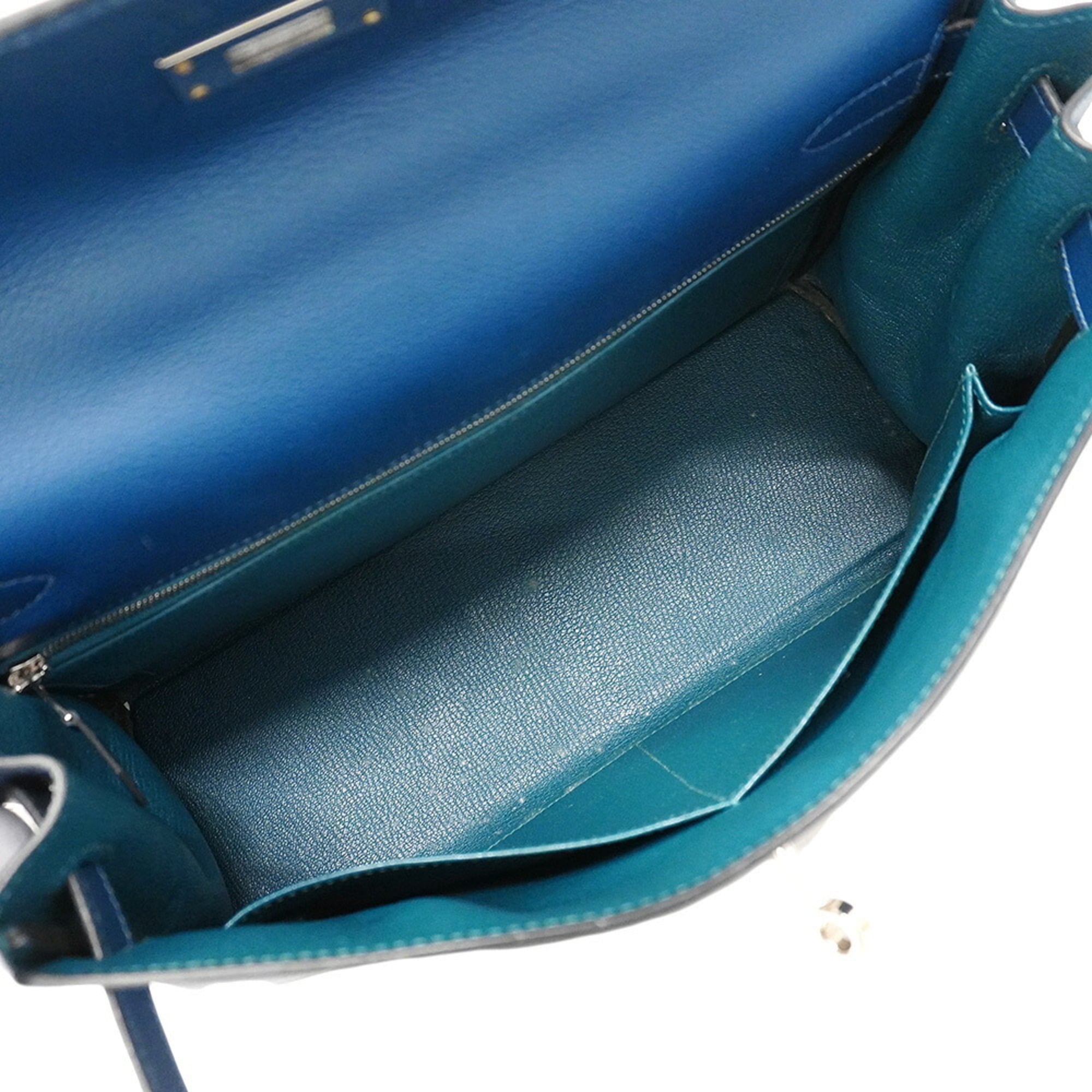 Hermes Deep Blue Handbag (Pre-Owned)