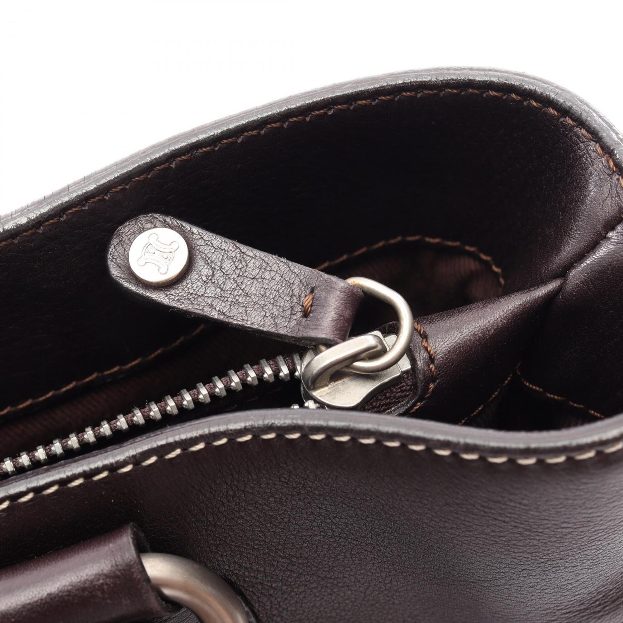 Celine Brown Leather Handbag (Pre-Owned)
