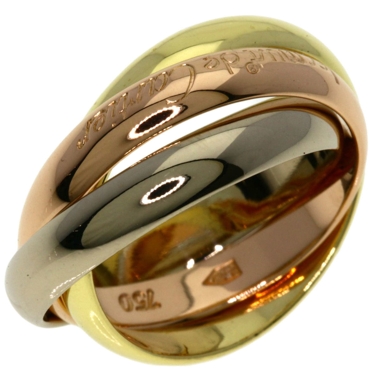 Cartier Yellow Gold (18K) Pink Gold (18K) White Gold (18K) Band Ring (Pre-Owned)