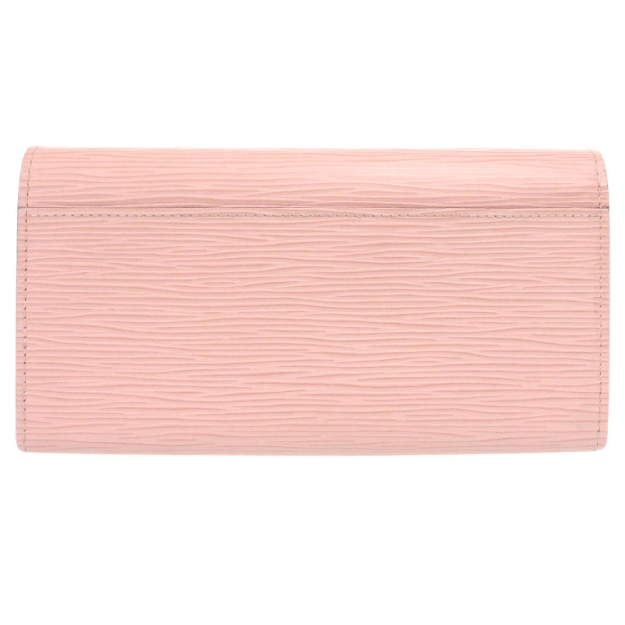 Louis Vuitton Rose Ballerine Epi Leather Long Wallet (Bi-Fold) (Pre-Owned)