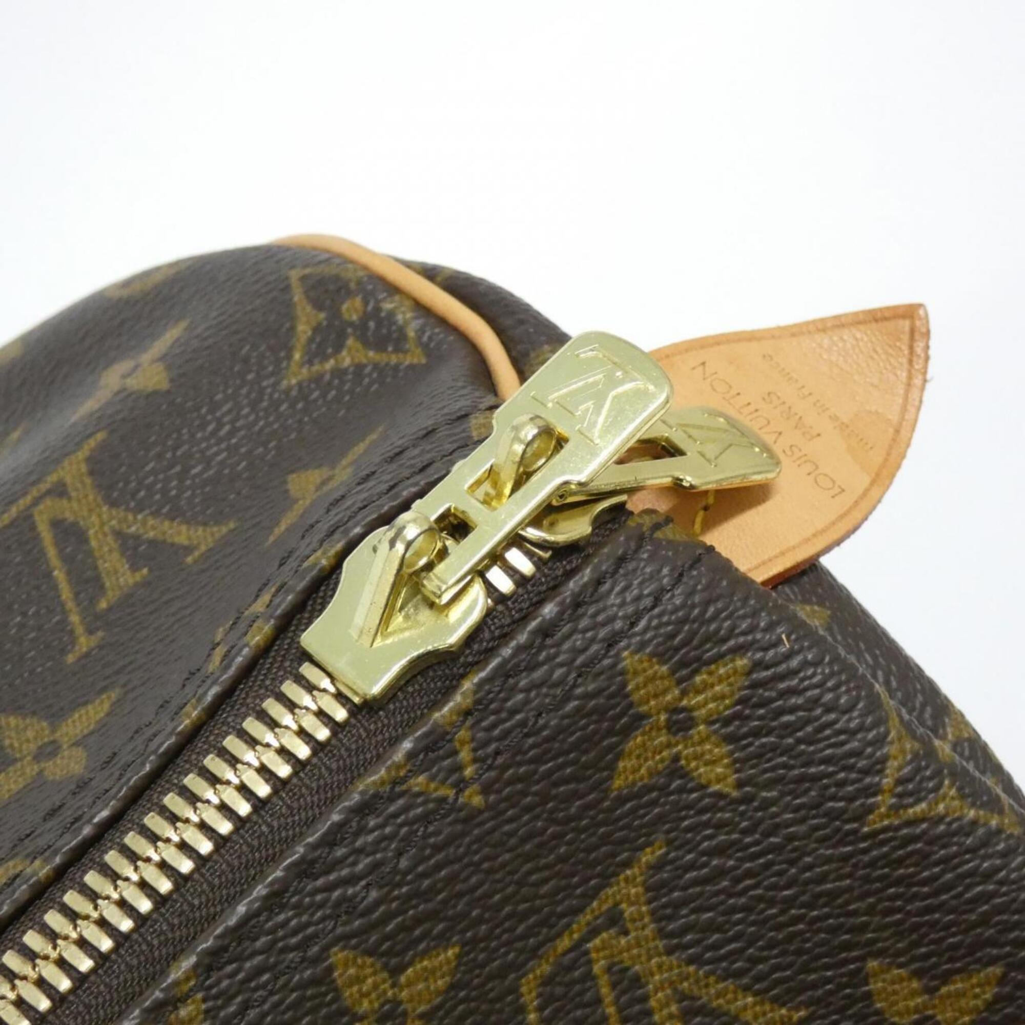 Louis Vuitton Marron Coated Canvas Boston Bag (Pre-Owned)