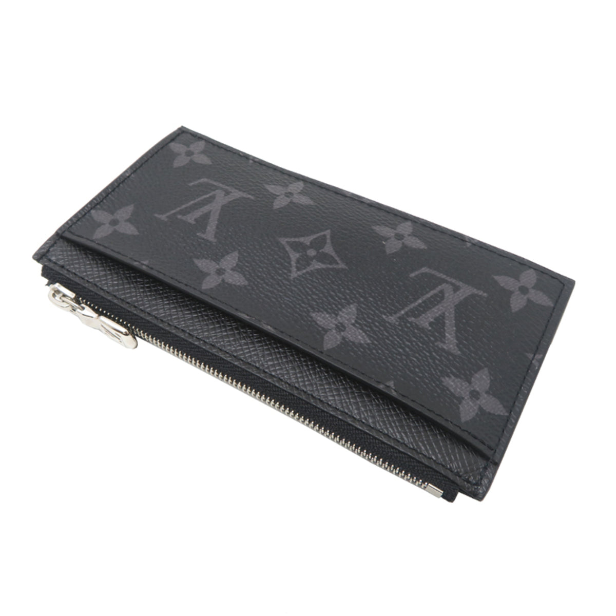 Louis Vuitton Black Monogram Eclipse Coin Purse/Coin Case (Pre-Owned)