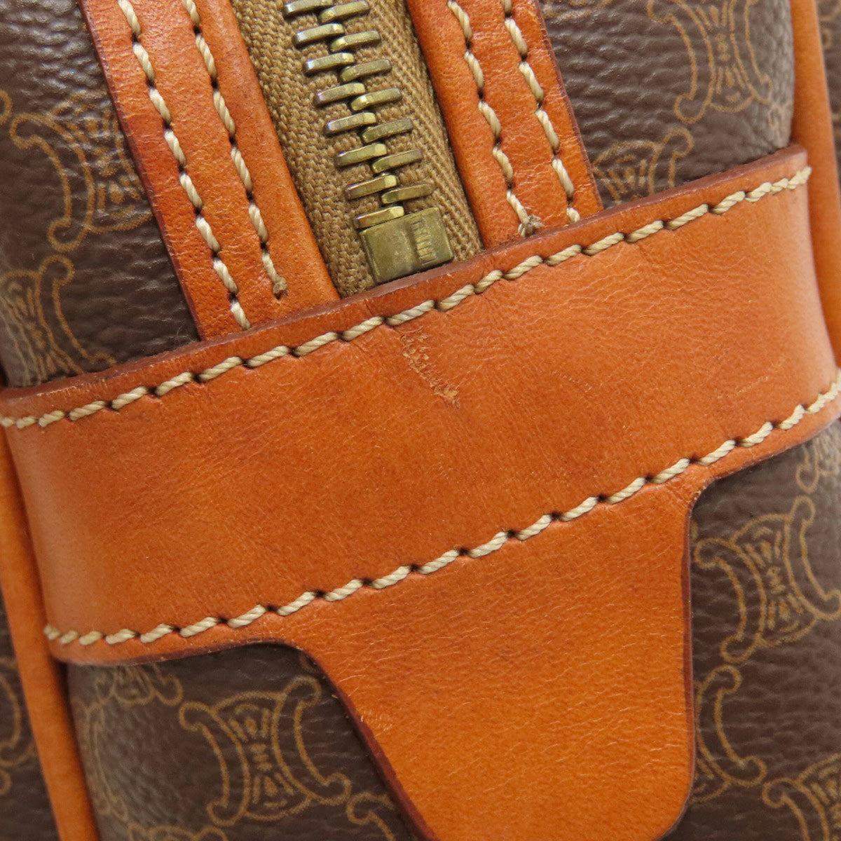 Celine Macadam Brown Pvc Handbag (Pre-Owned)