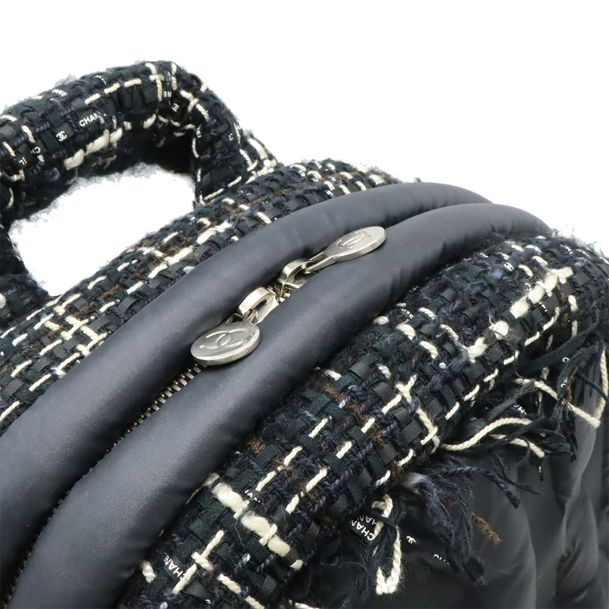 Chanel Black Nylon Backpack (Pre-Owned)