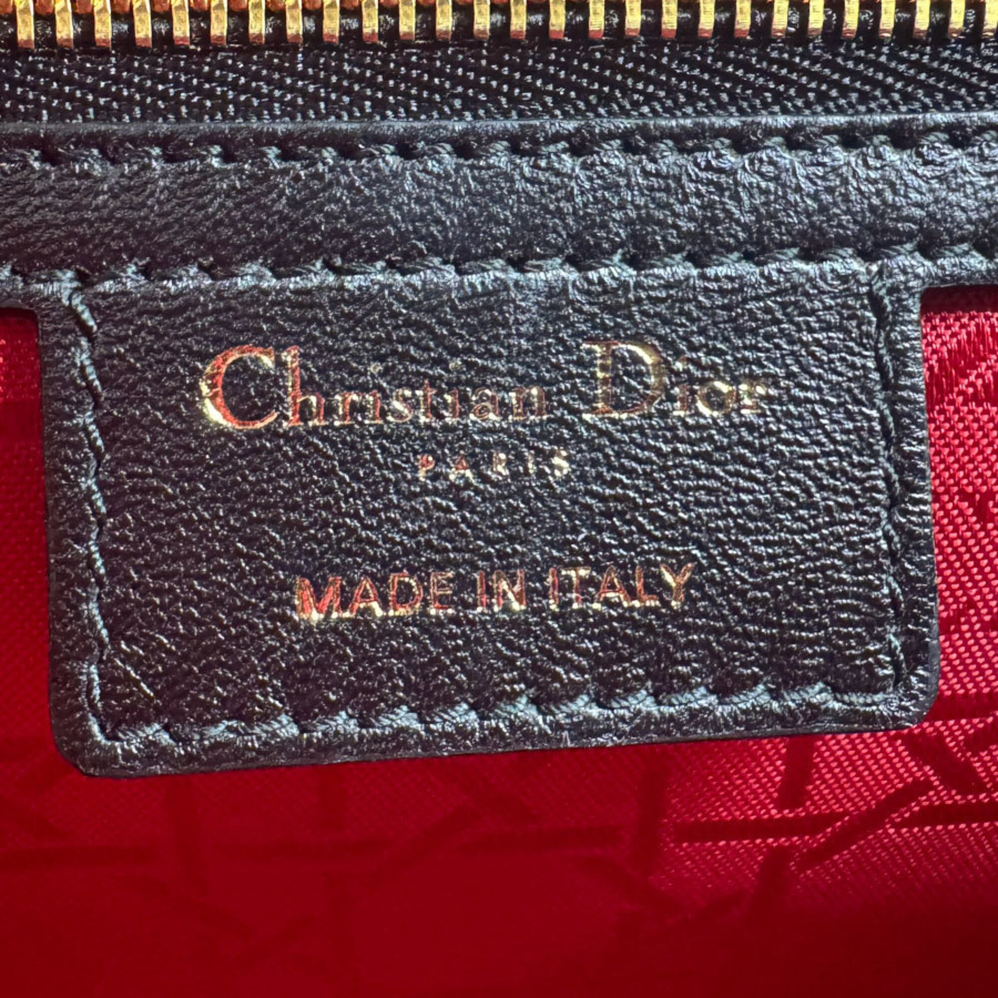 Christian Dior Black Leather Handbag Shoulder Bag (Pre-Owned)