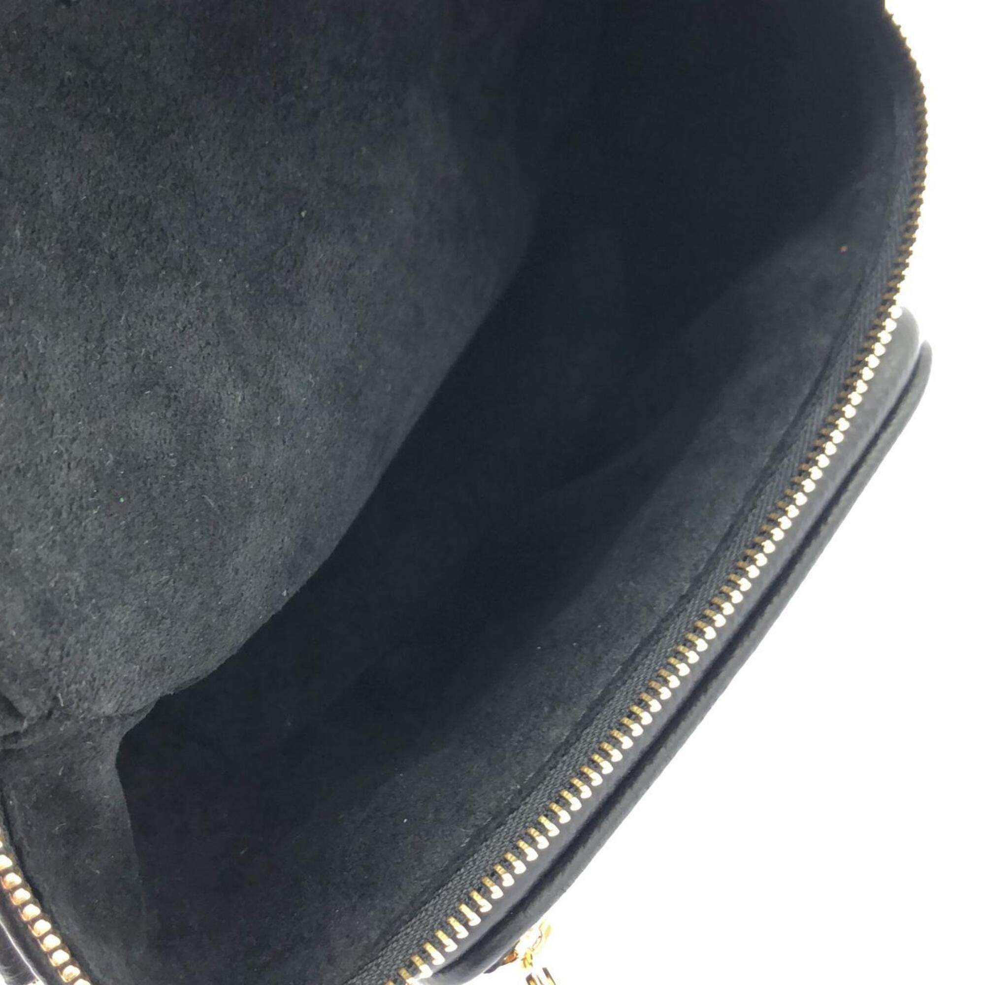 Louis Vuitton Black Leather Handbag (Pre-Owned)