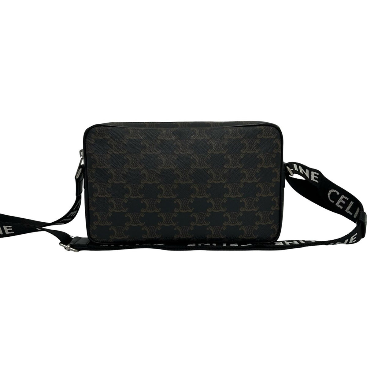 Celine Black Leather Pvc Shoulder Bag (Pre-Owned)