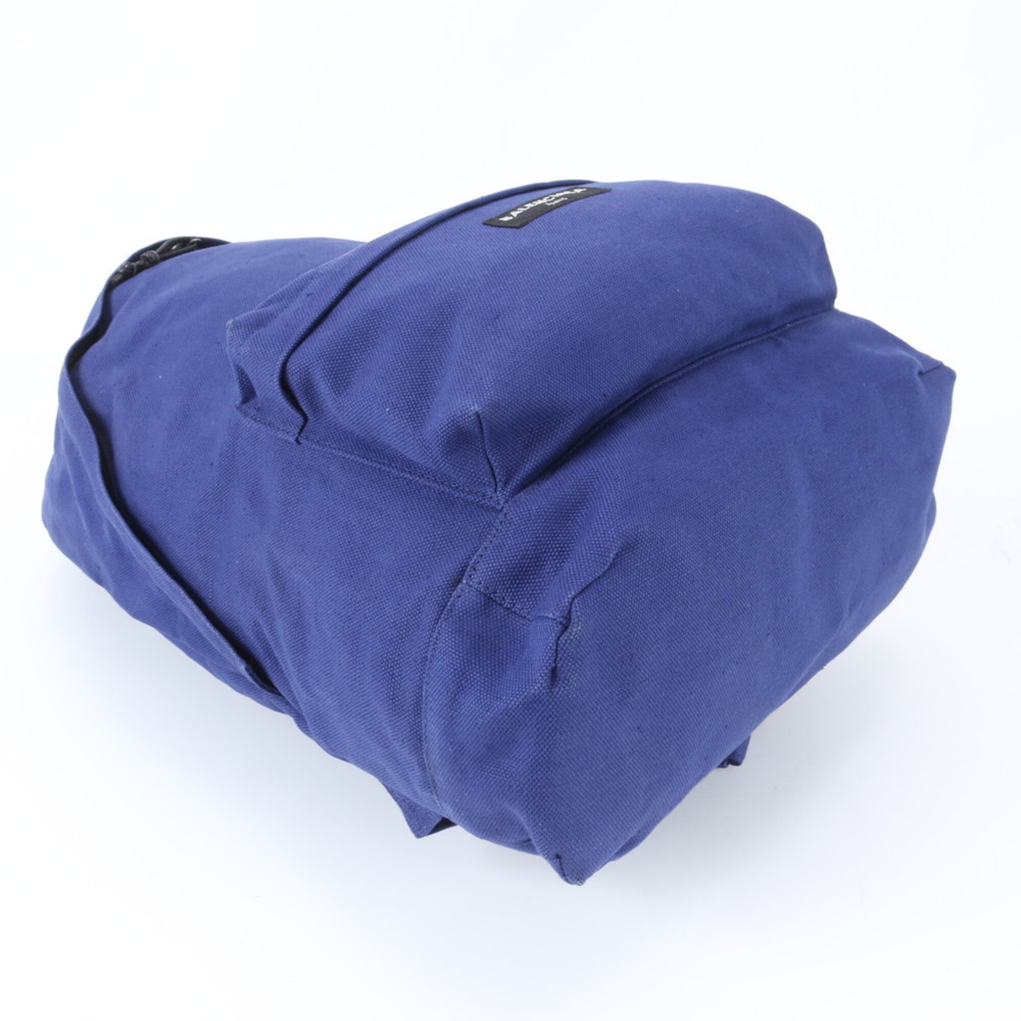 Balenciaga Blue Leather Canvas Backpack Handbag (Pre-Owned)