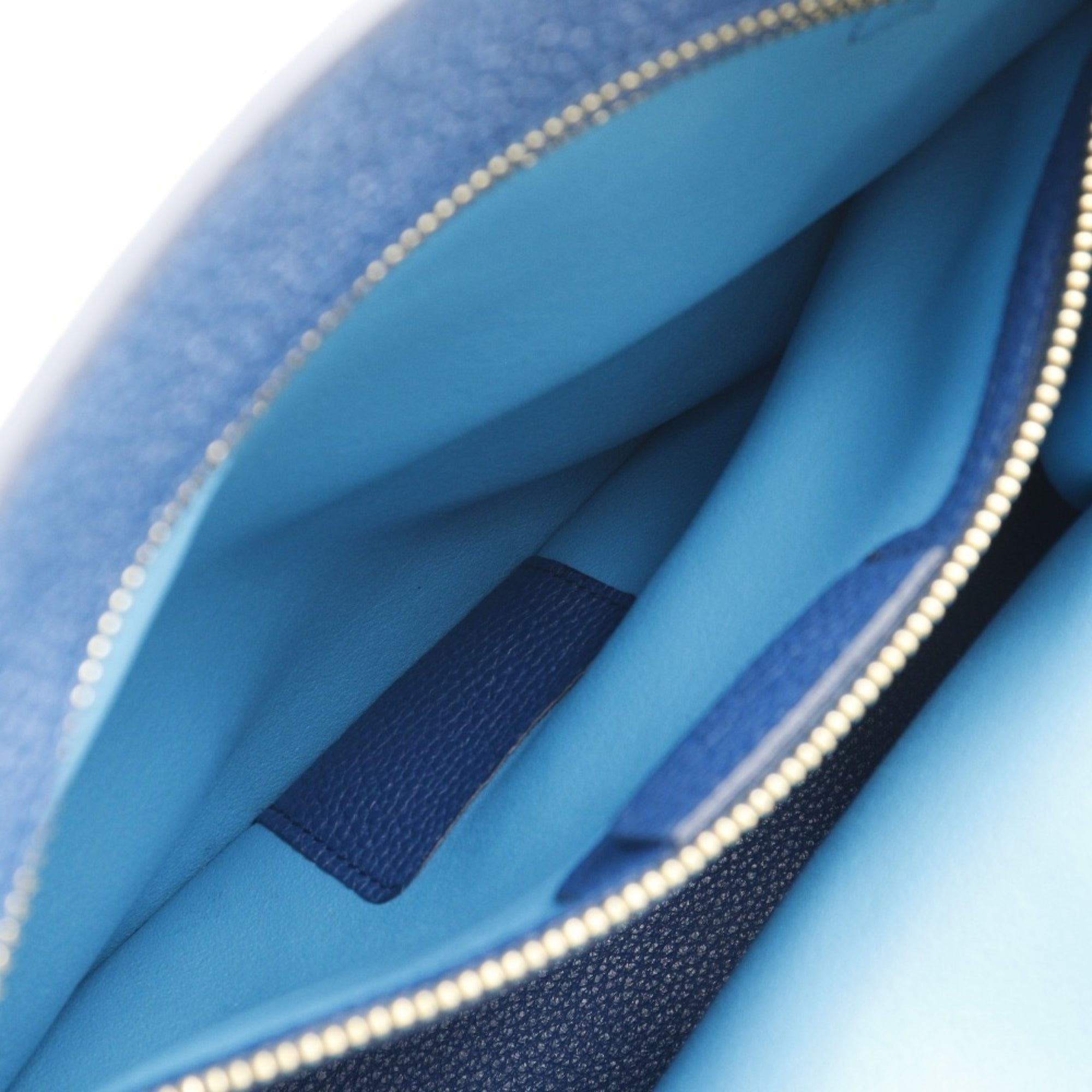 Salvatore Ferragamo Blue Leather Tote Bag (Pre-Owned)