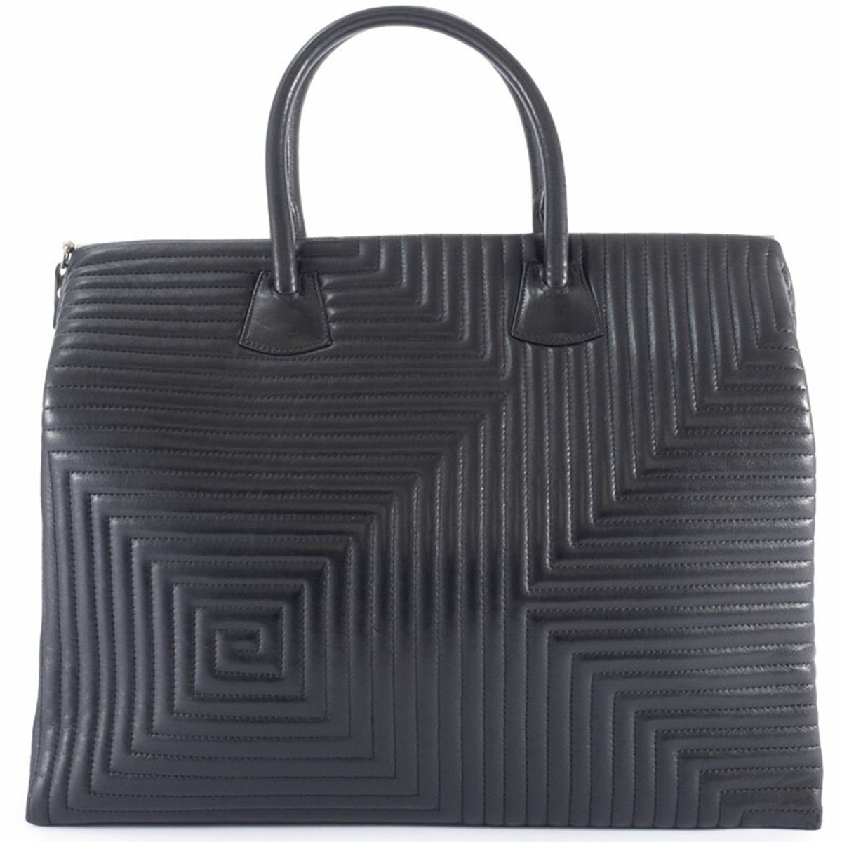 Bally Black Leather Handbag (Pre-Owned)