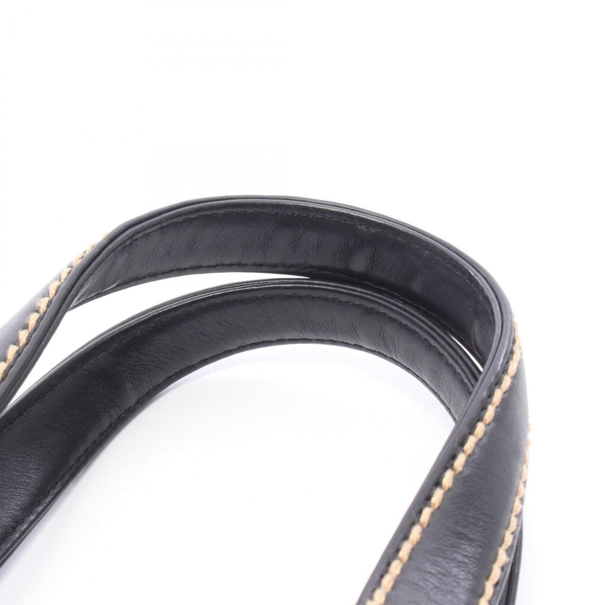 Chanel Black Leather Handbag (Pre-Owned)