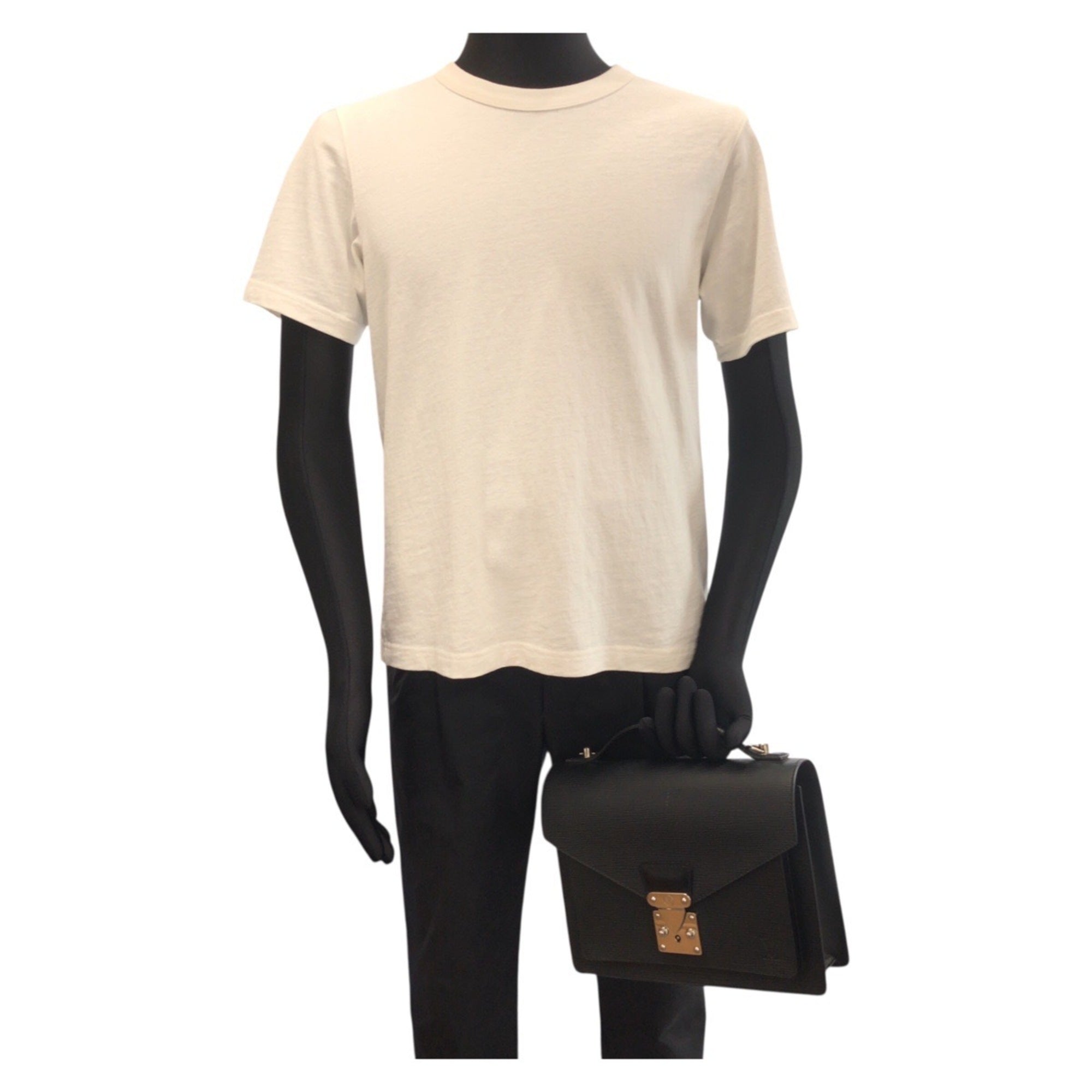 Louis Vuitton Black Leather Shoulder Bag (Pre-Owned)