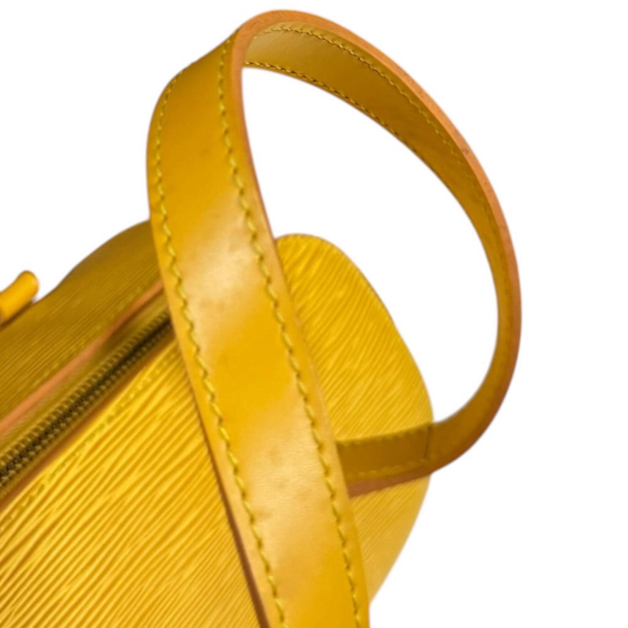 Louis Vuitton Yellow Epi Leather Handbag (Pre-Owned)