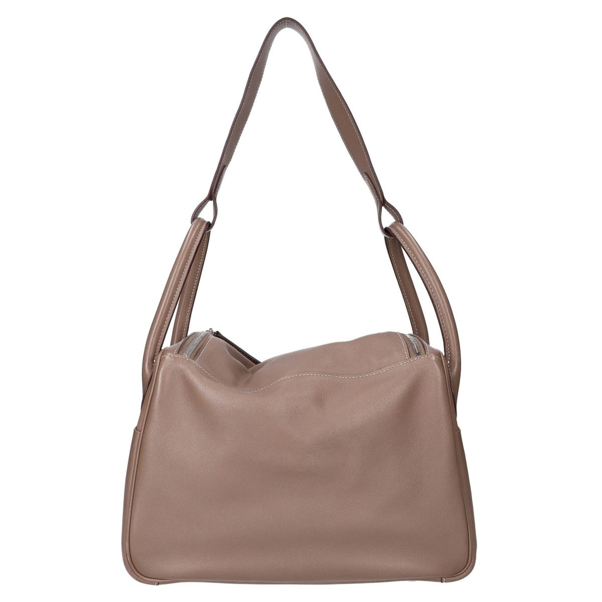 Hermes Etoupe Gray Swift Leather Shoulder Bag (Pre-Owned)