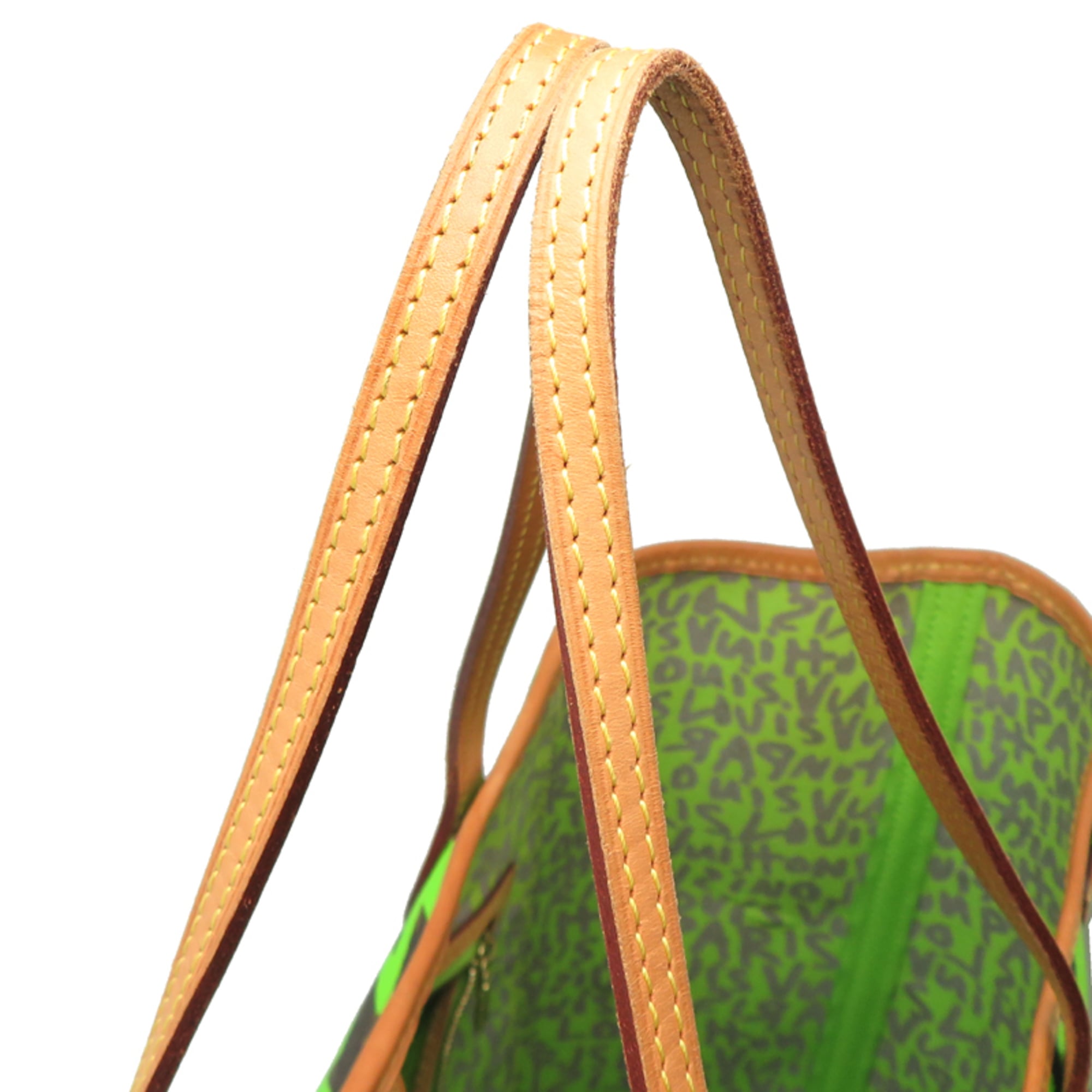 Louis Vuitton Green Monogram Graffiti Tote Bag (Pre-Owned)