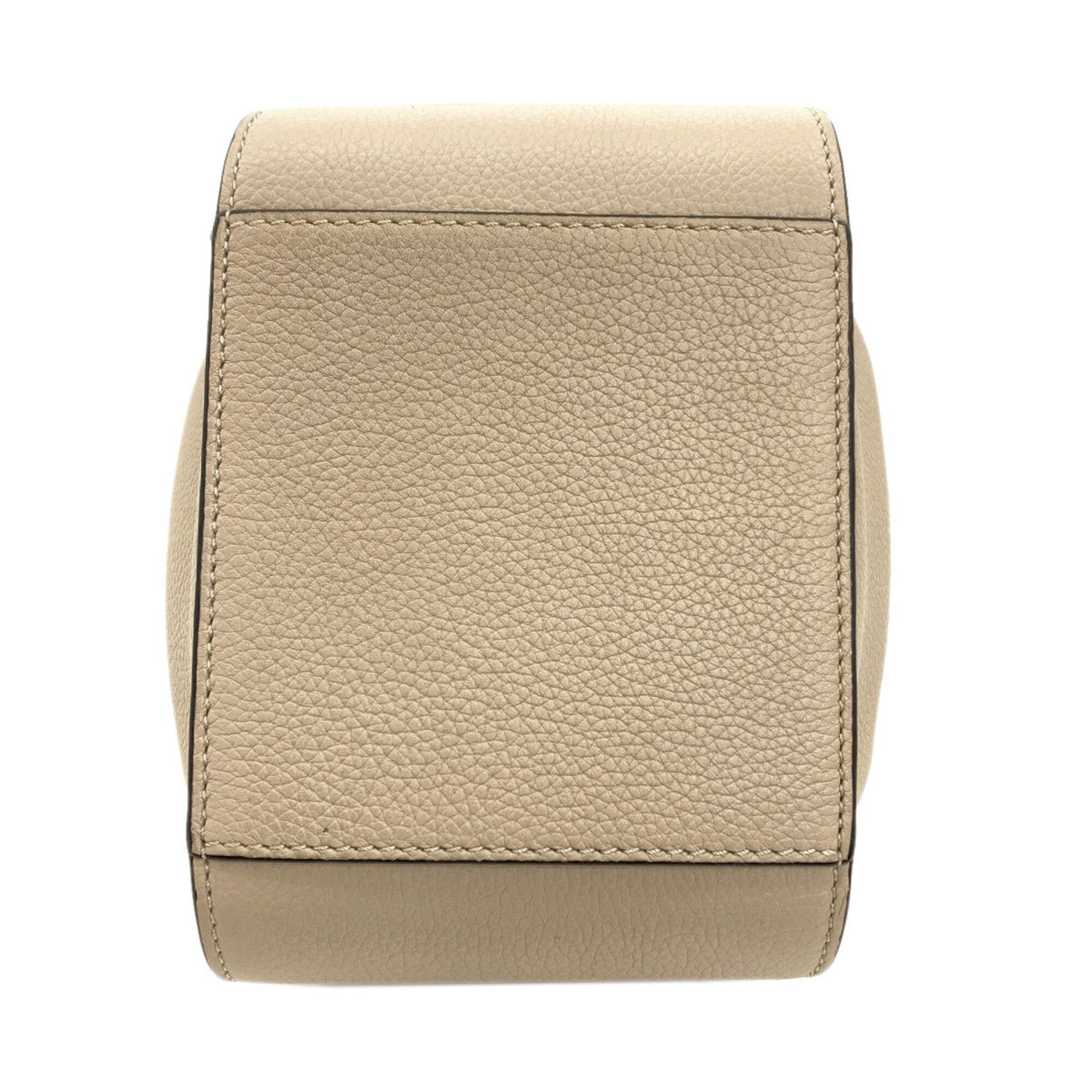 Loewe Beige Leather Handbag (Pre-Owned)