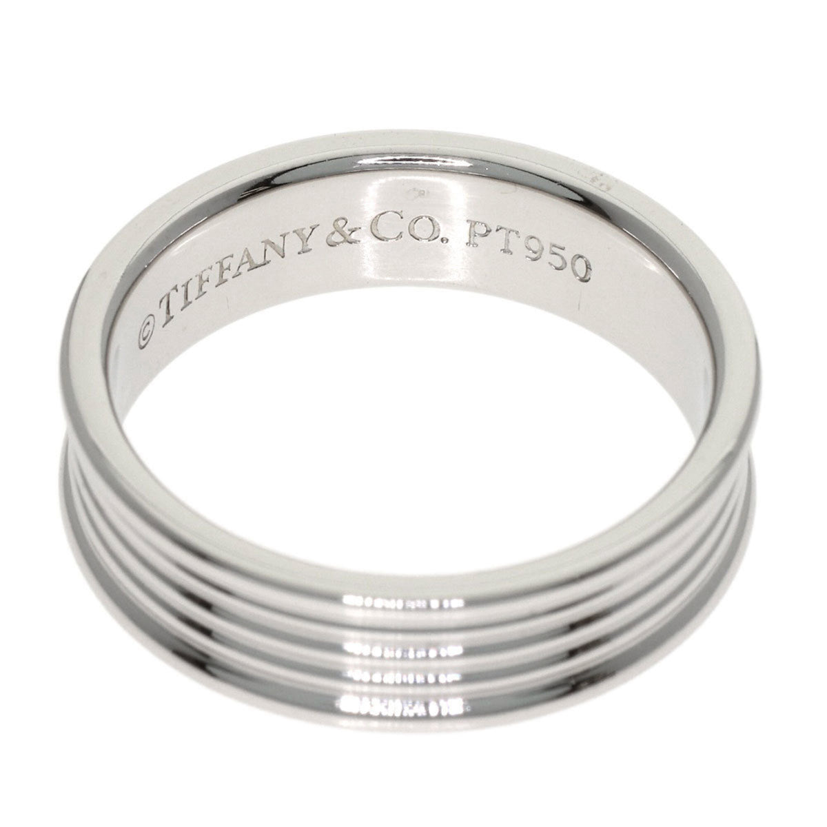 Tiffany Platinum 950 Band Ring (Pre-Owned)