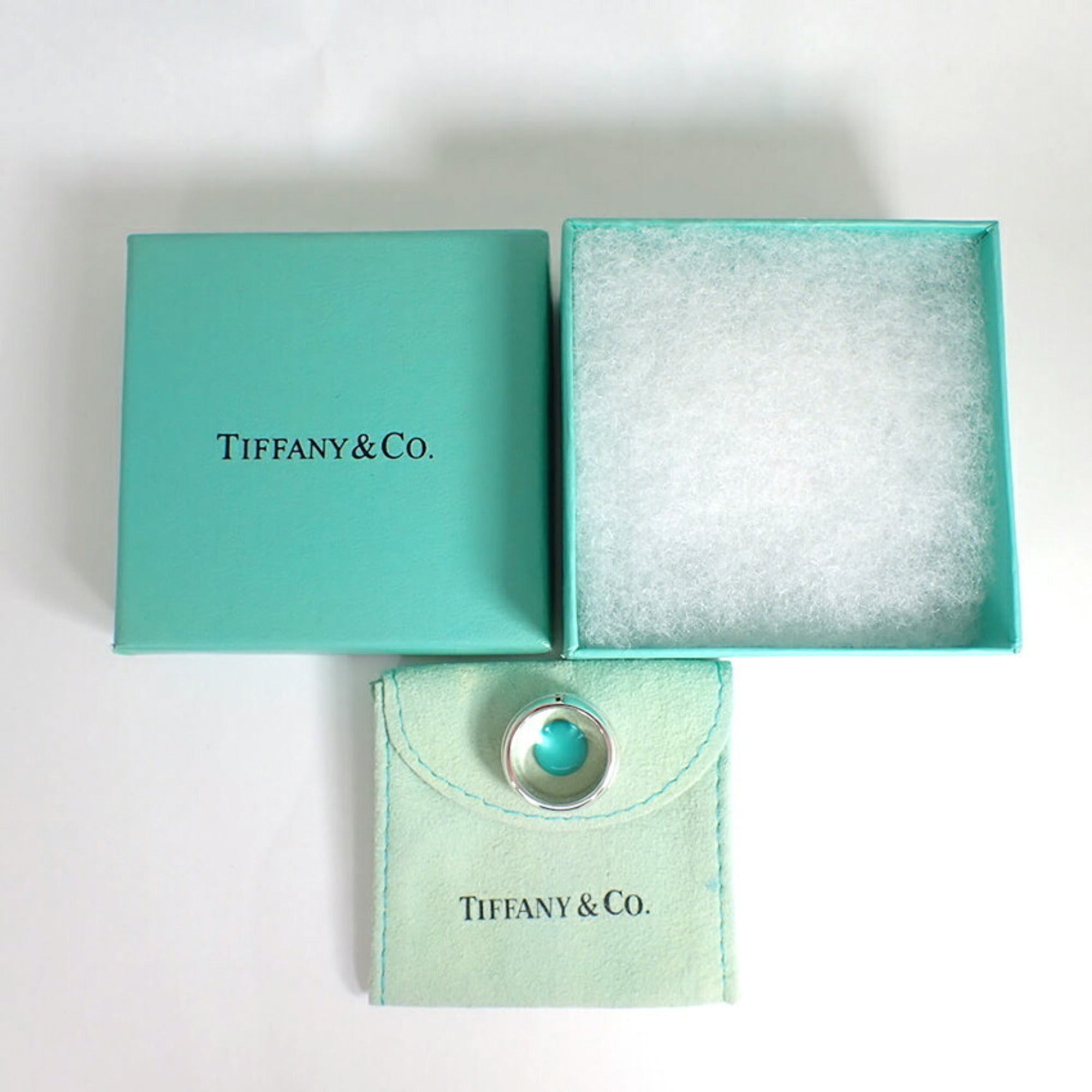 Tiffany Sterling Silver 925 Band Ring (Pre-Owned)