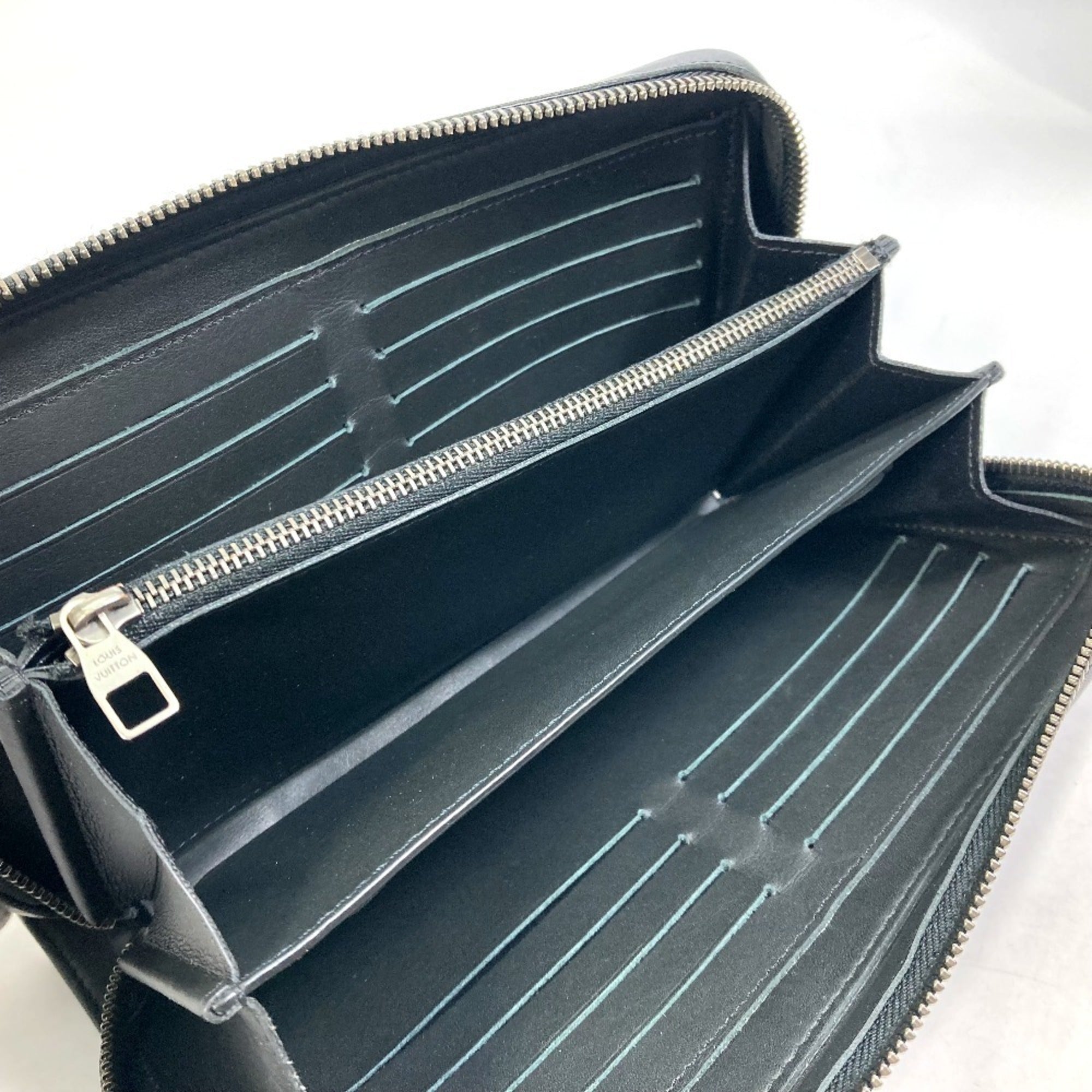 Louis Vuitton Black Noir Damier Infini Leather Coin Purse/Coin Case (Pre-Owned)
