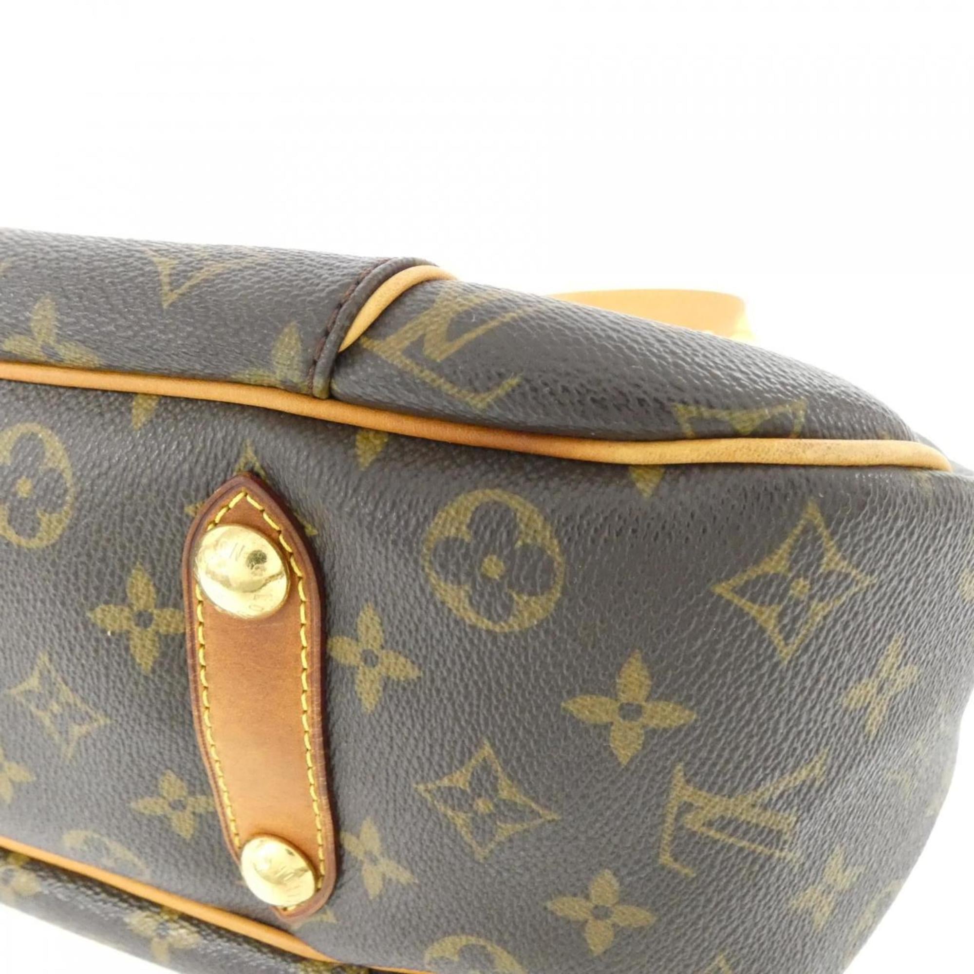 Louis Vuitton Monogram Marron Coated Canvas Shoulder Bag (Pre-Owned)