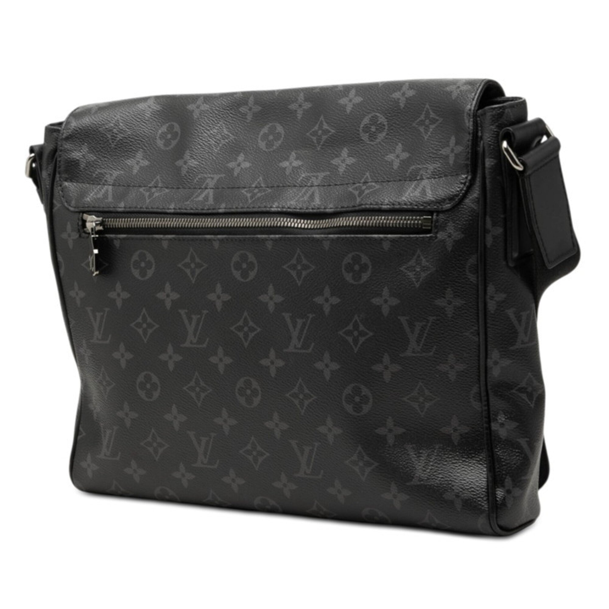 Louis Vuitton Black Pvc Leather Shoulder Bag (Pre-Owned)