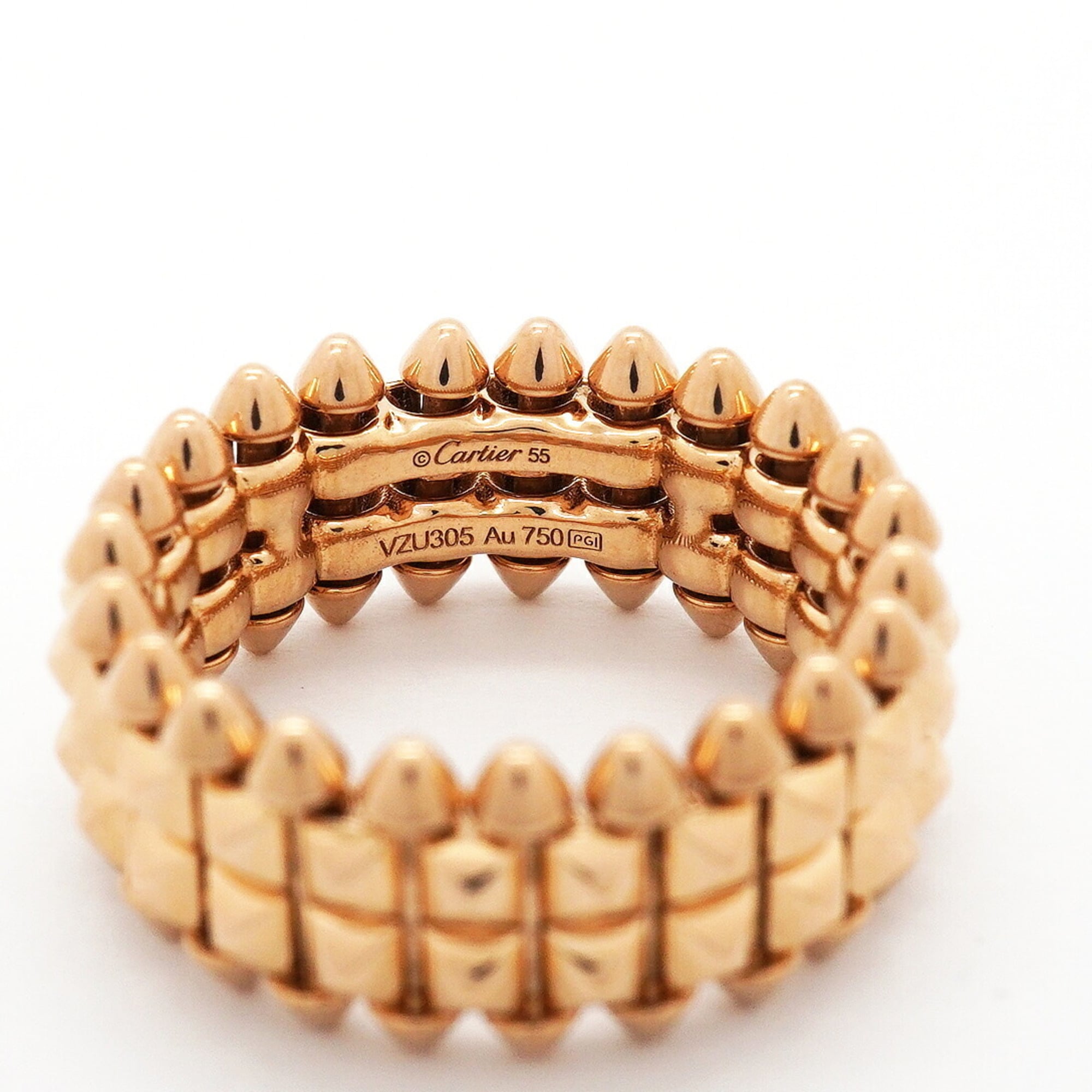 Cartier Pink Gold (18K) Band Ring (Pre-Owned)