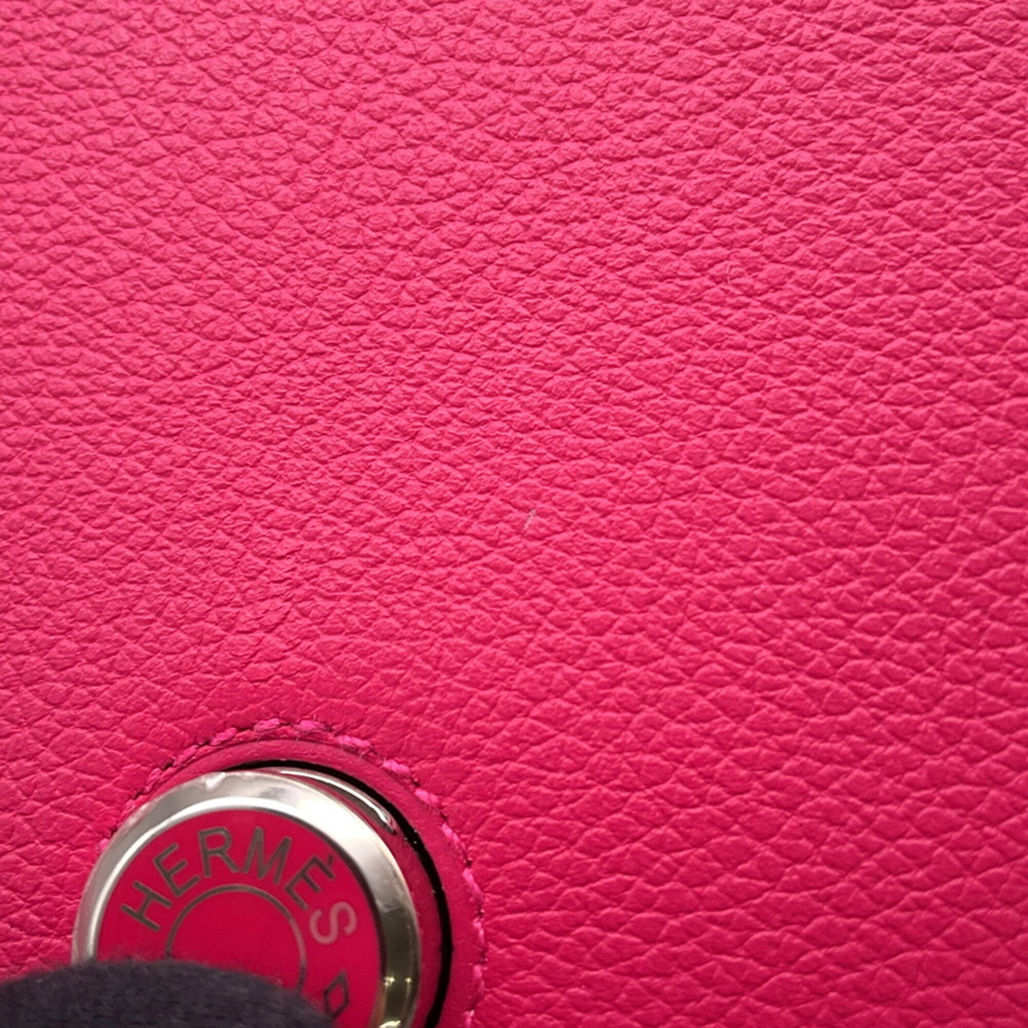 Hermes Pink Togo Leather Long Wallet (Bi-Fold) (Pre-Owned)