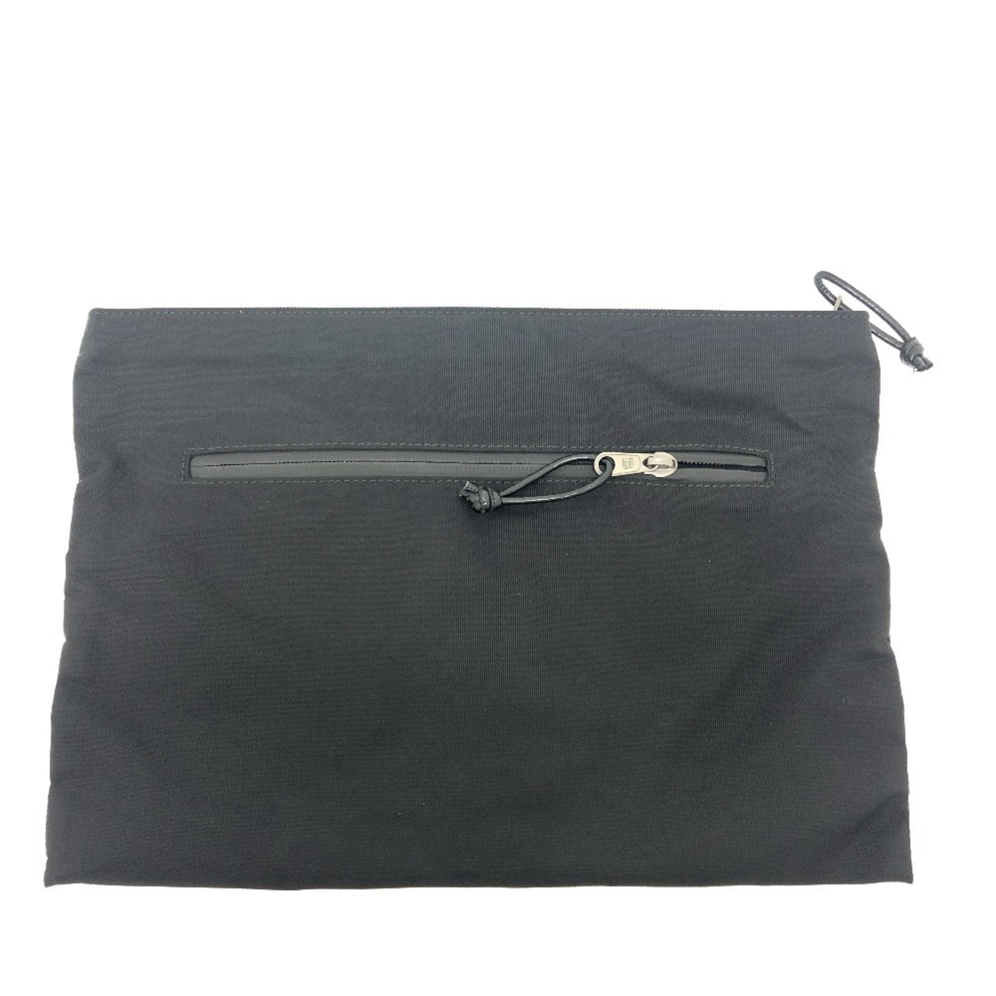 Balenciaga Black Nylon Clutch Bag Pouch (Pre-Owned)