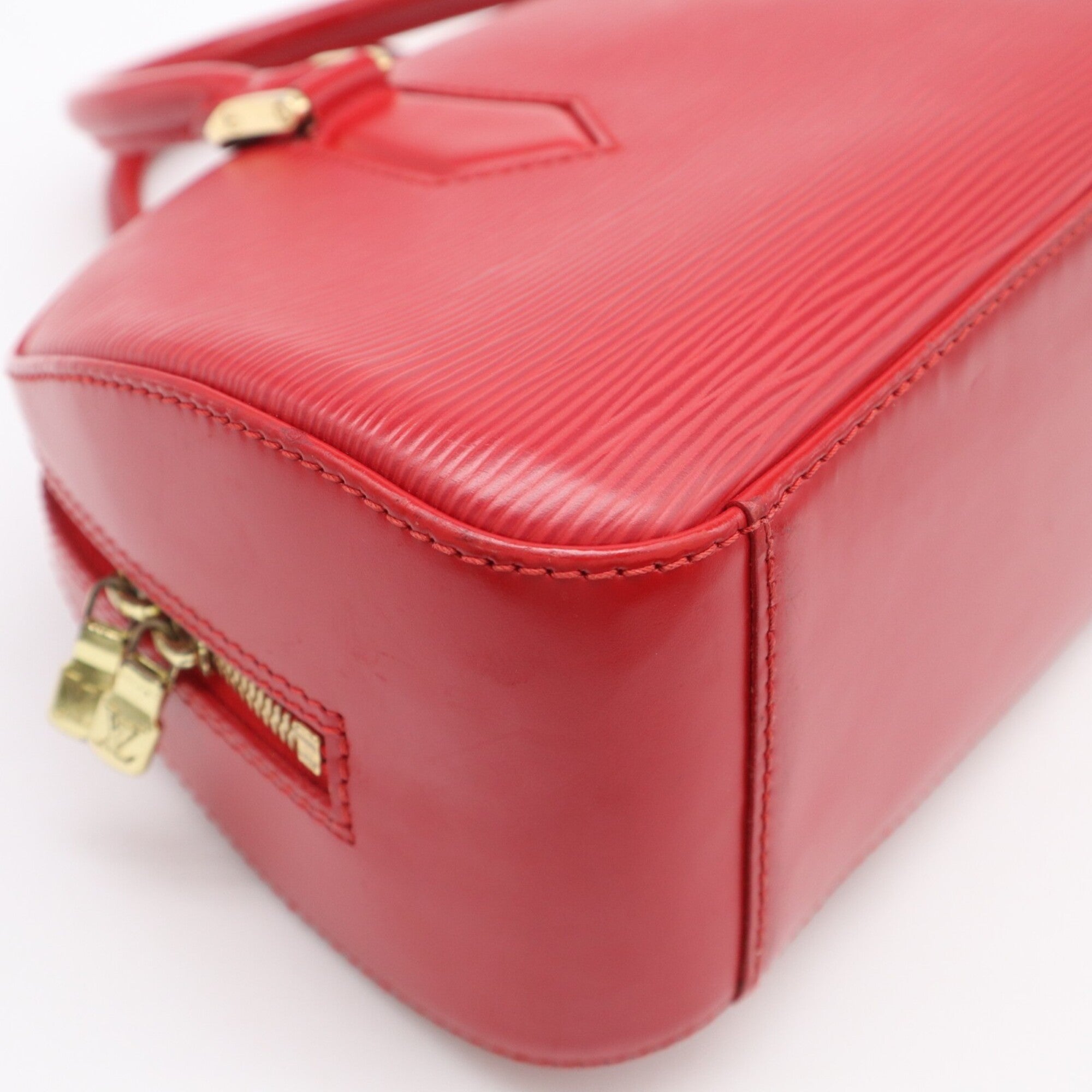 Louis Vuitton Epi Castilian Red Leather Handbag (Pre-Owned)