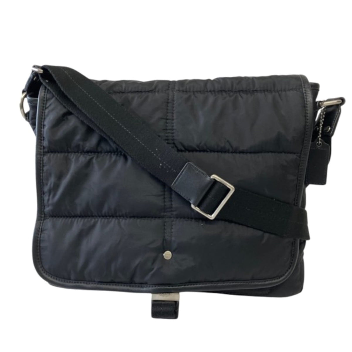 Coach Black Nylon Shoulder Bag (Pre-Owned)