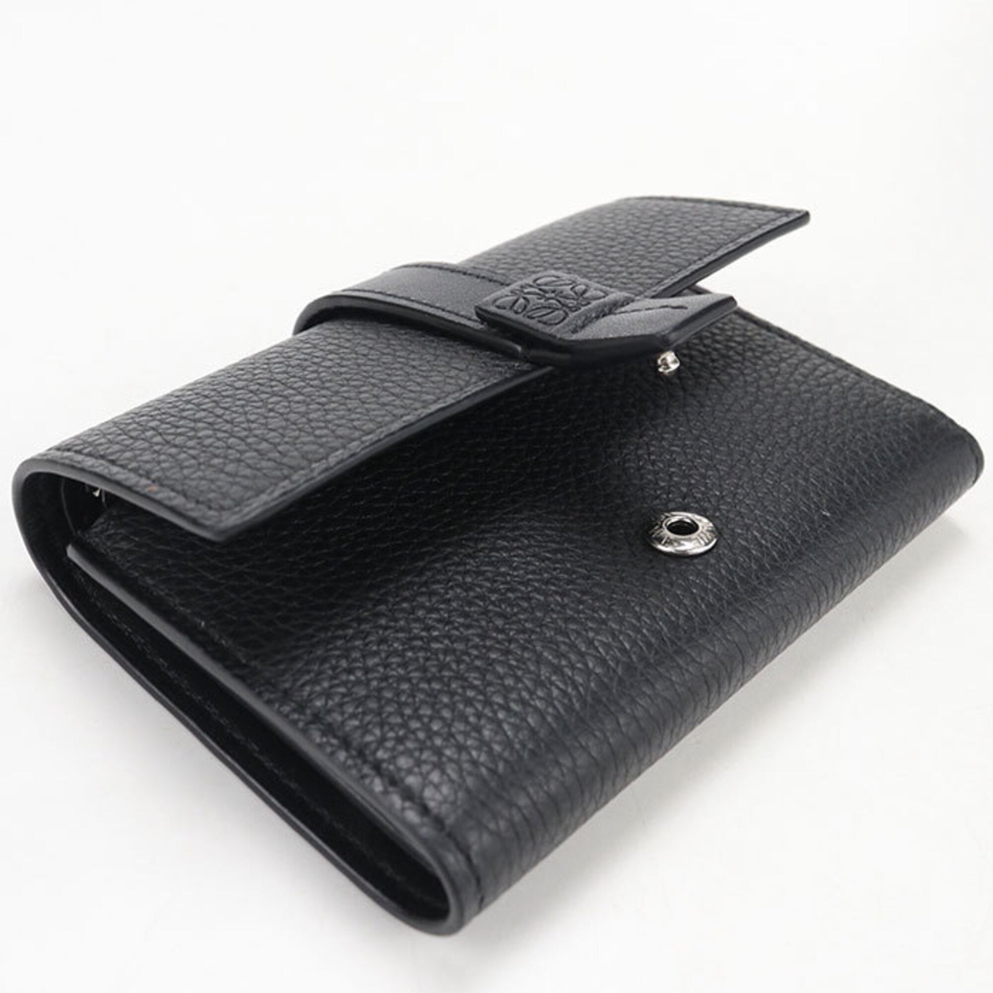 Loewe Black Leather Wallet (Tri-Fold) (Pre-Owned)