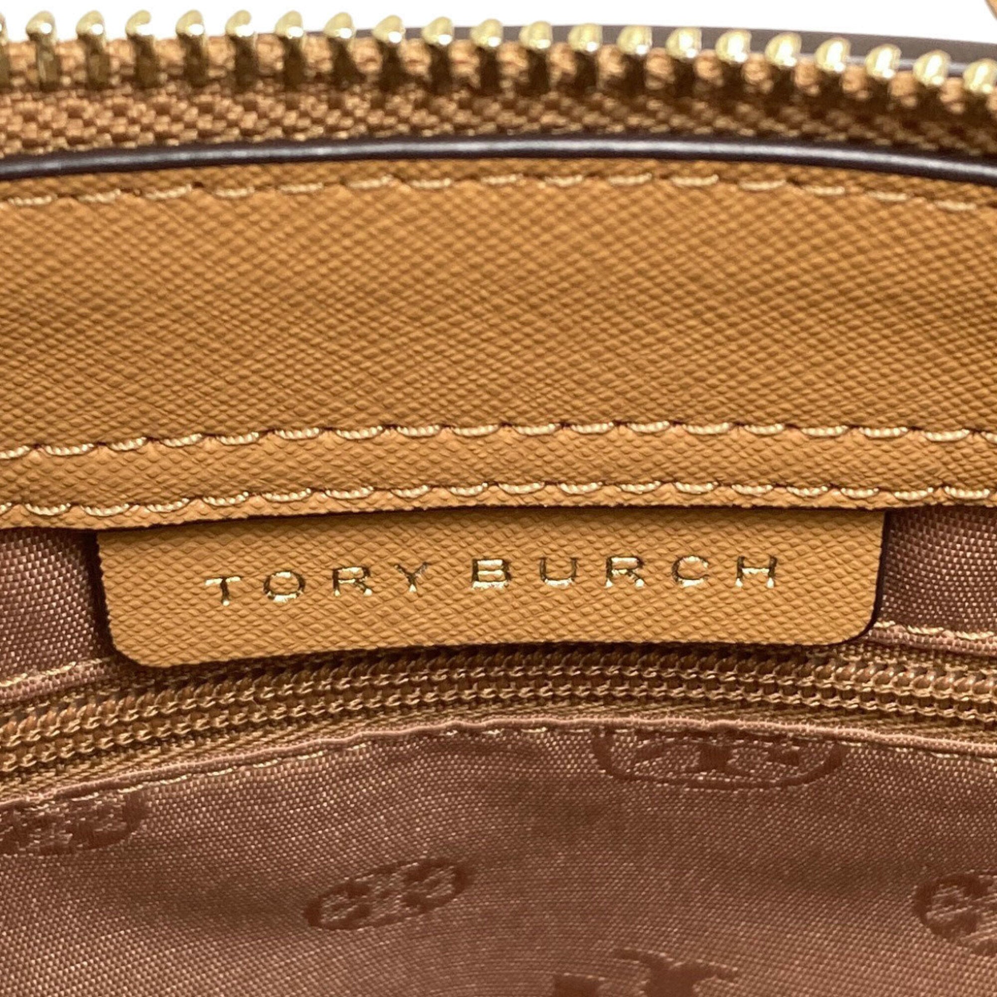 Tory Burch Brown Leather Handbag (Pre-Owned)